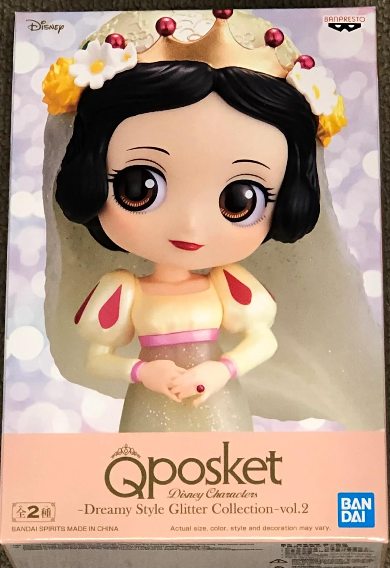 Figura Snow White Dreamy Style Style Disney Characters Q Posket Figuras 14cm