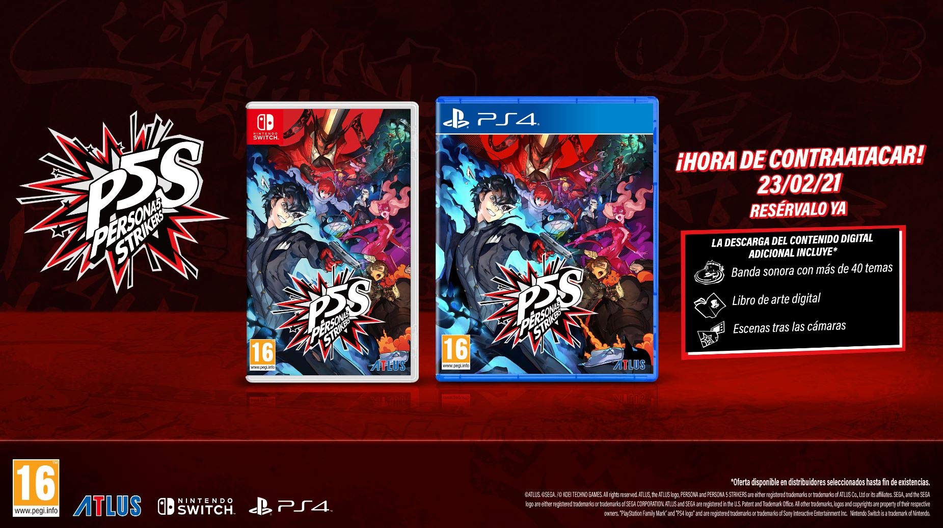 Persona 5 Strikers PS4 - PAL ESP - Nuevo - Edición Limitada