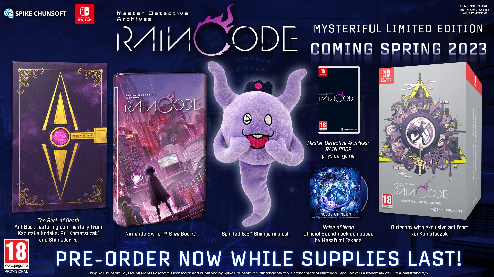 Master Detective Archives: Rain Code - NINTENDO SWITCH - [PAL ESP] - Nuevo