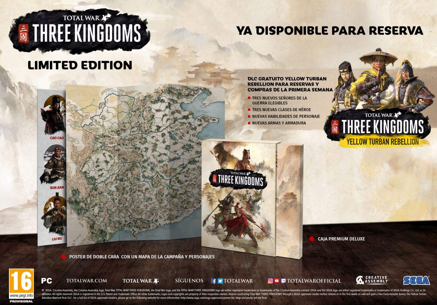 Total War: Three Kingdoms EdicióN Limitado