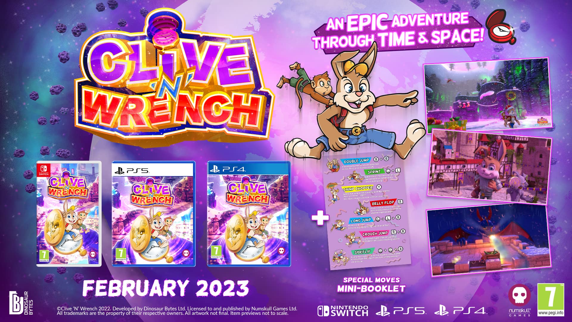 Clive 'N' Wrench PS4 - [PAL ESP] - Nuevo