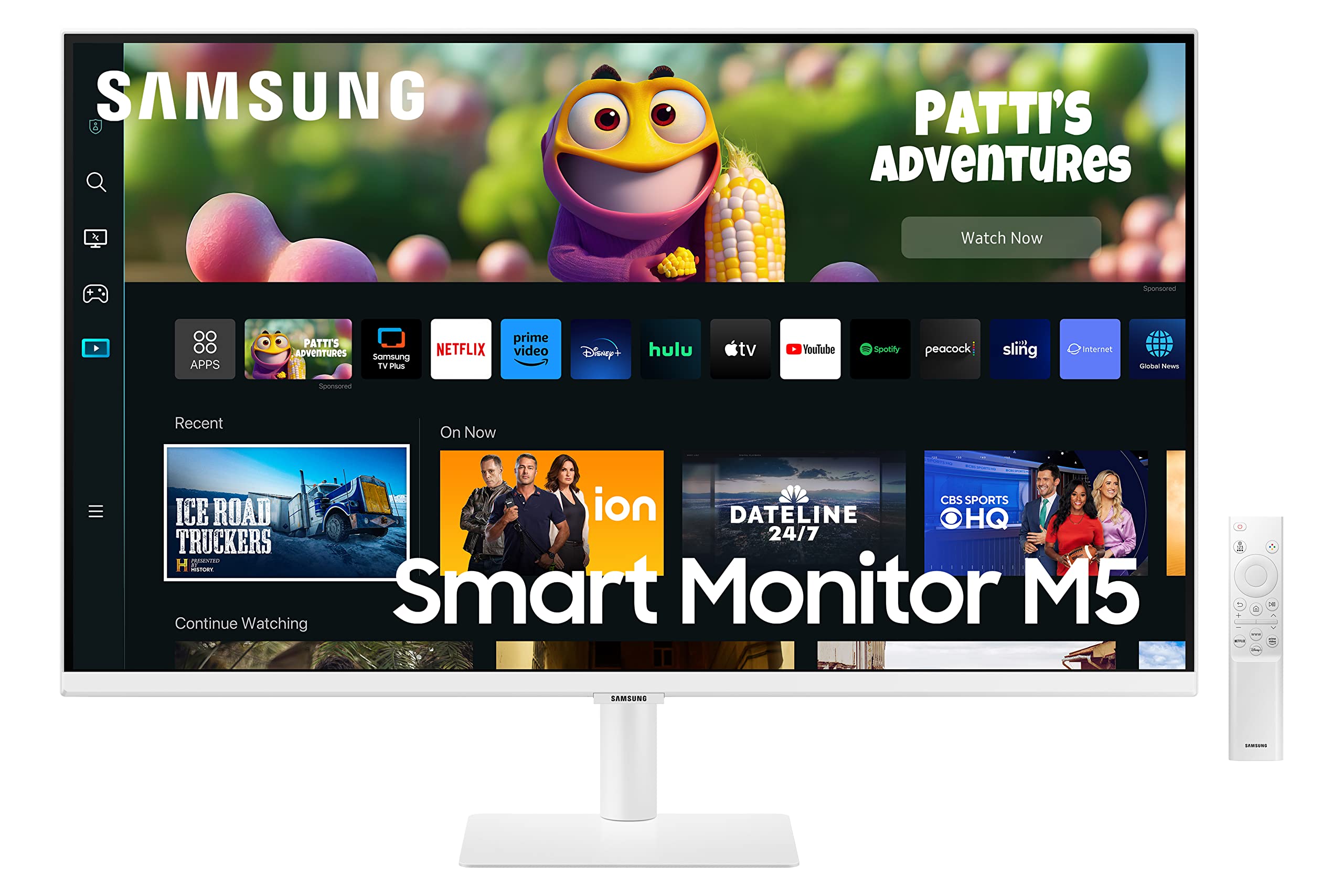 Smart Monitor Samsung M5 S27CM501EU 27'/ Full HD/ Smart TV/ Multimedia/ Blanco