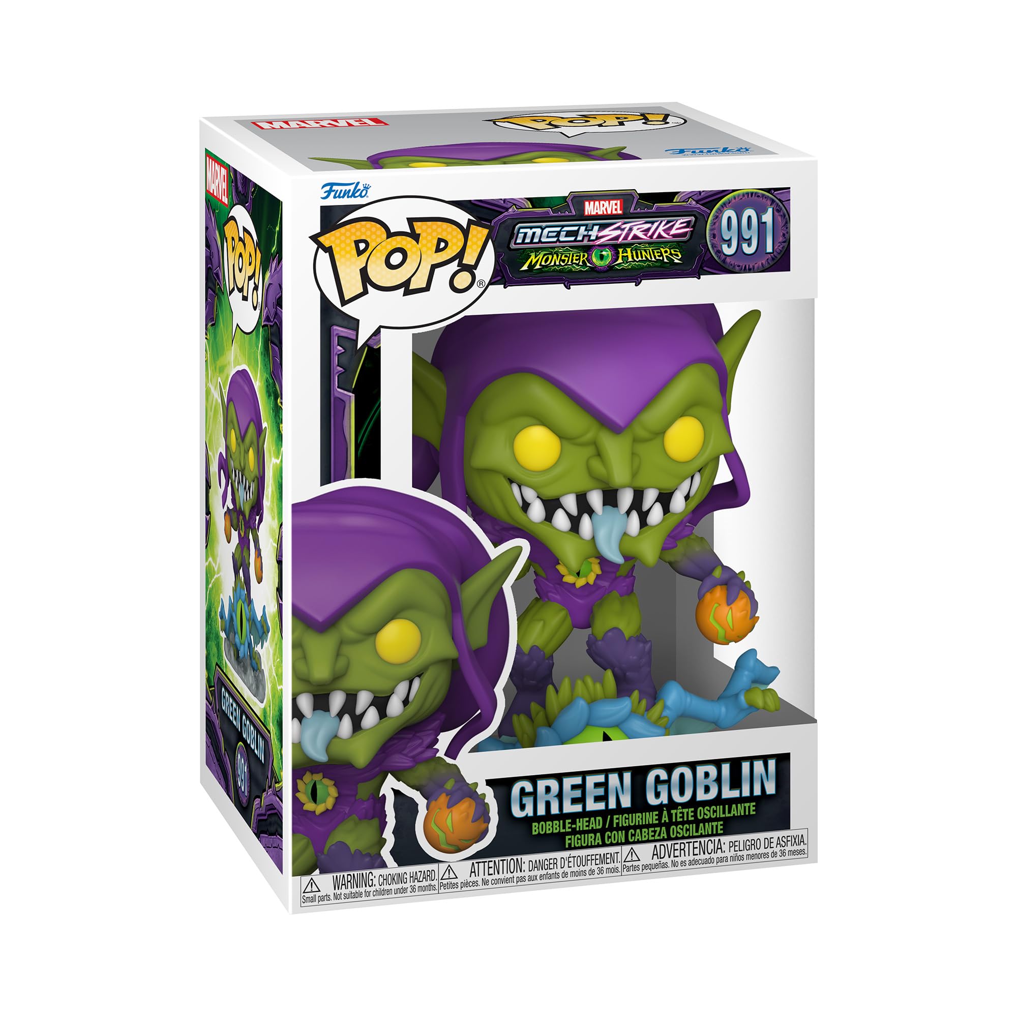 Funko Pop! Marvel: Monster Hunters - Green Goblin - Marvel Comics - CóMics Marvel - Figura De Vinilo Coleccionable - Idea De Regalo- Mercancia Oficial - Juguetes Para NiñOs Y Adultos