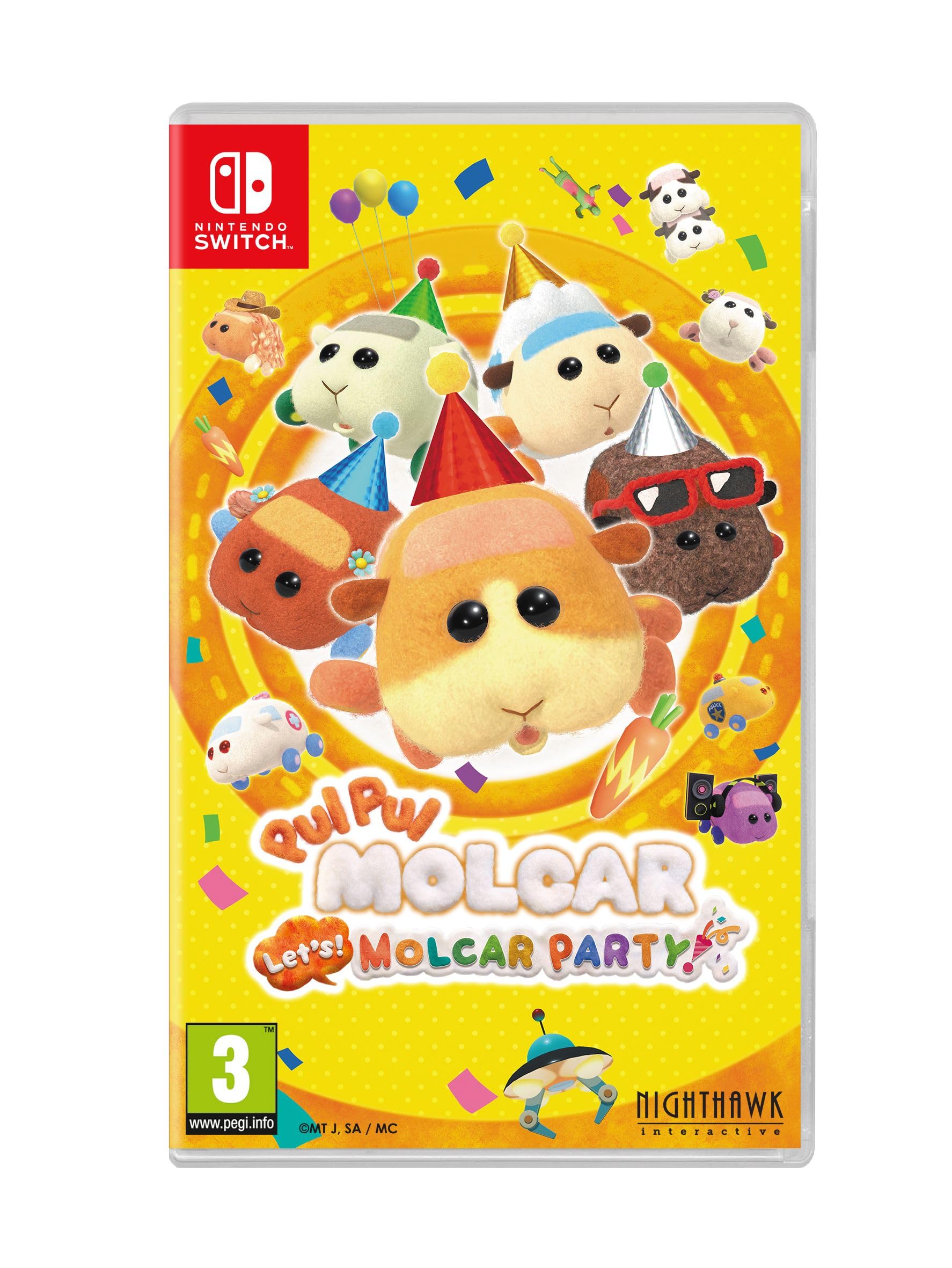 Pui Pui Molcar Let'S! Molcar Party - NINTENDO SWITCH - [PAL ESP] - Nuevo