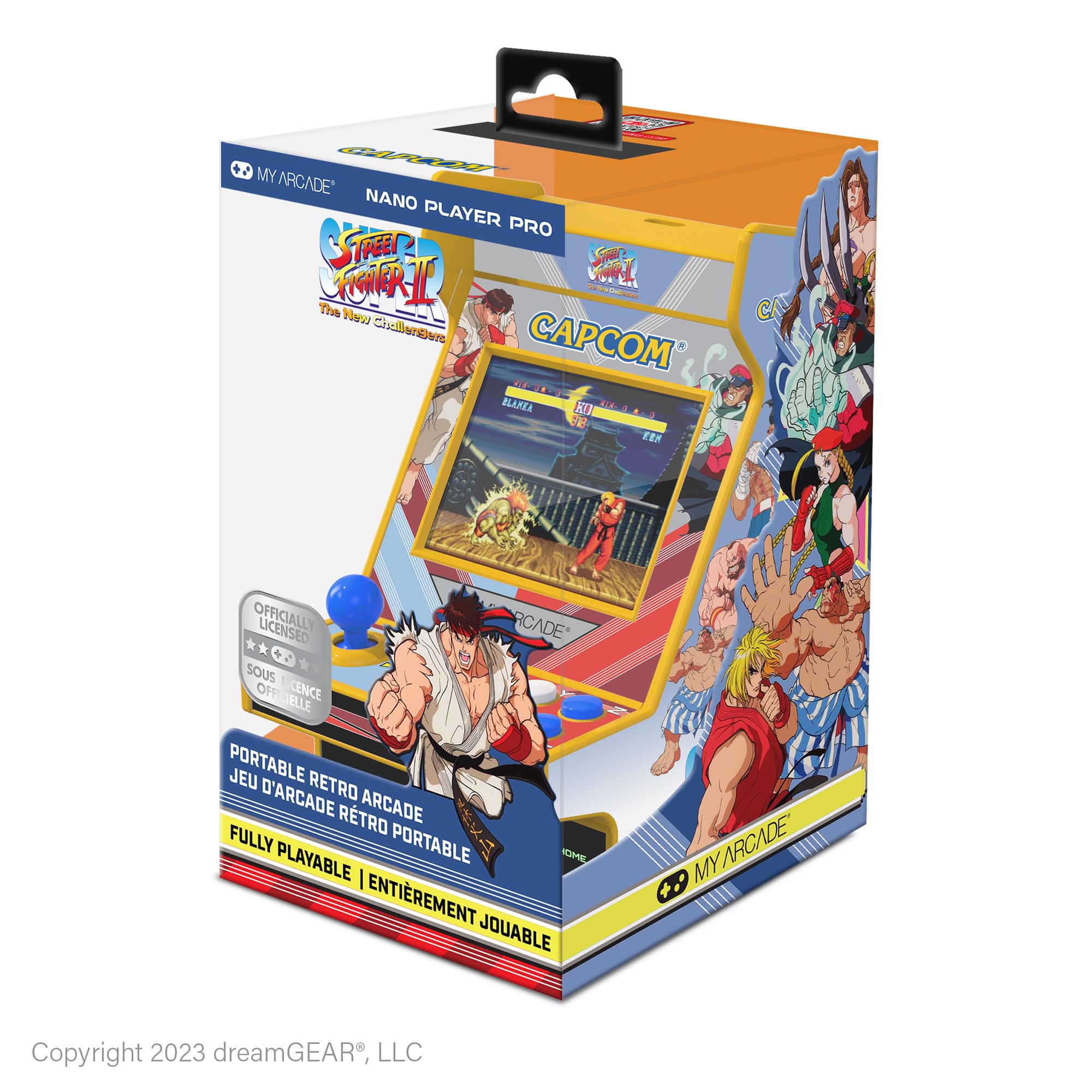 My Arcade Super Street Fighter Ii Nano Player Arcade Retro PortáTil (2 Juegos En 1)