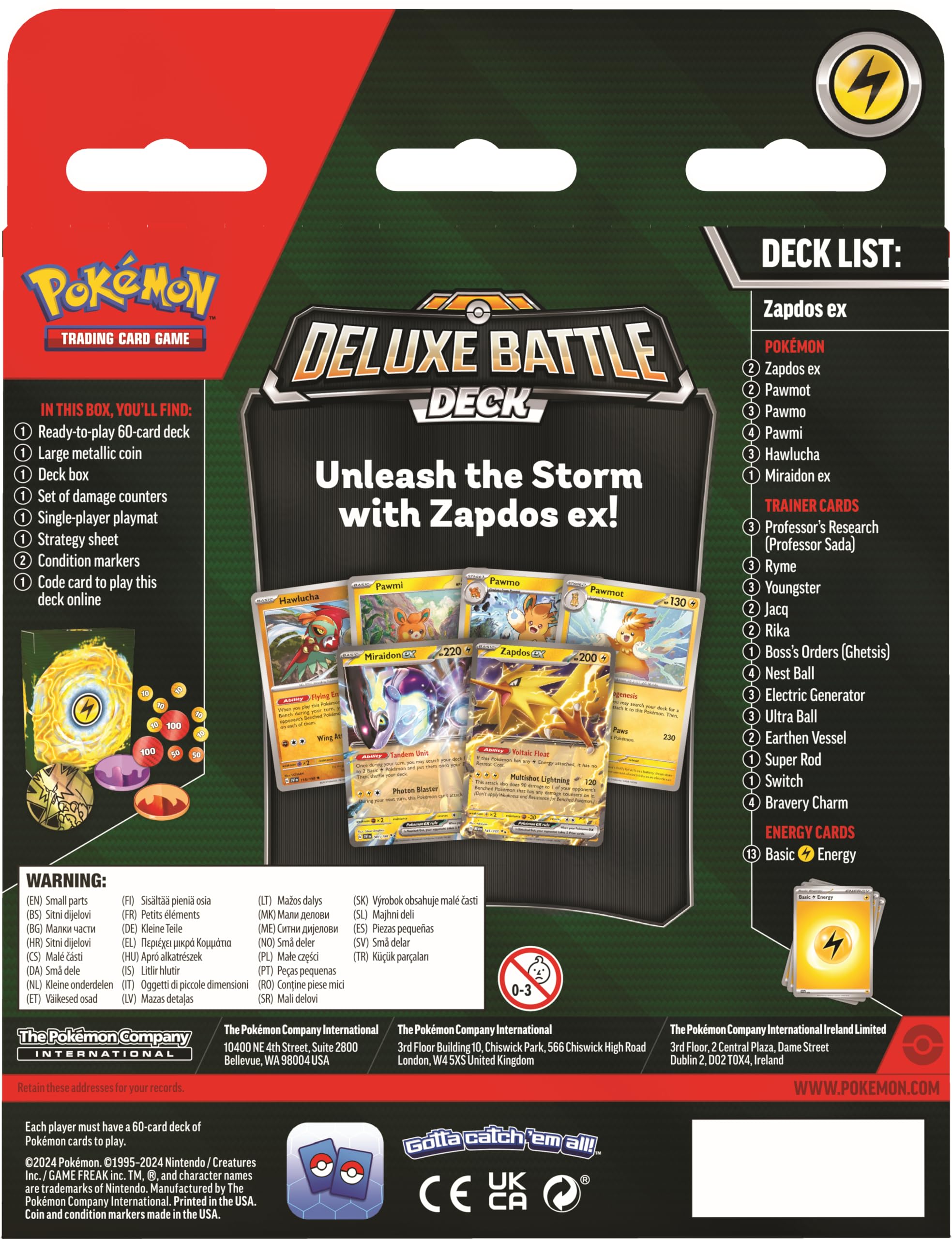 Pokemon Juego De Cartas- Cromos, Cartas Coleccionables Y Accesorios, Multicolor (820650856006)