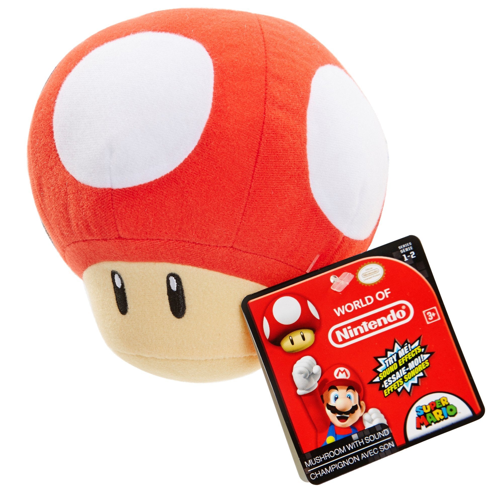 NINTENDO - Peluche Son de Champignon 15cm
