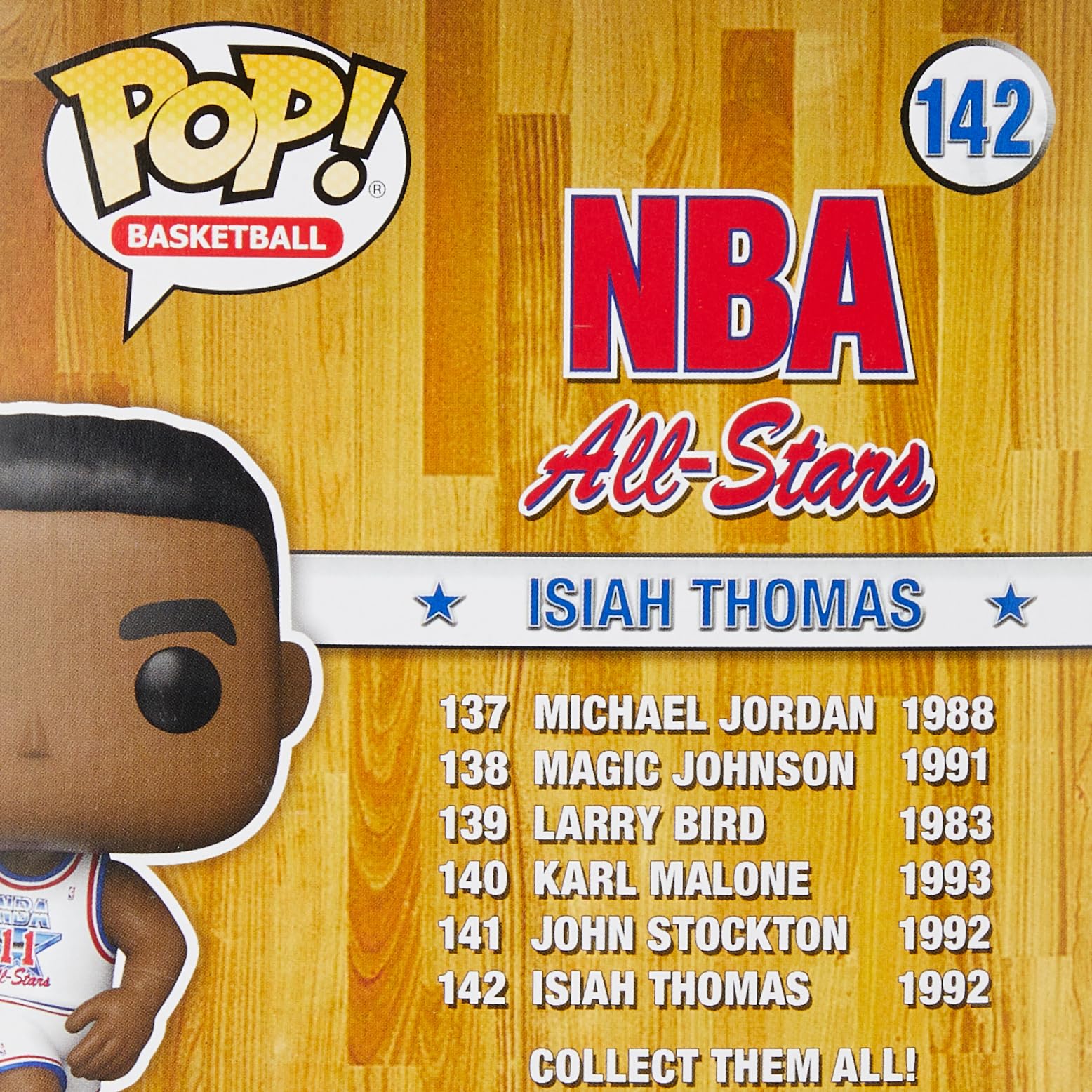 Funko Pop! Nba Legen DS - Isiah Thomas - (White All Star Uni 1992) - Figura de Vinilo Coleccionable - Idea de Regalo- Mercancia Oficial - Juguetes para Niños y Adultos - Sports Fans