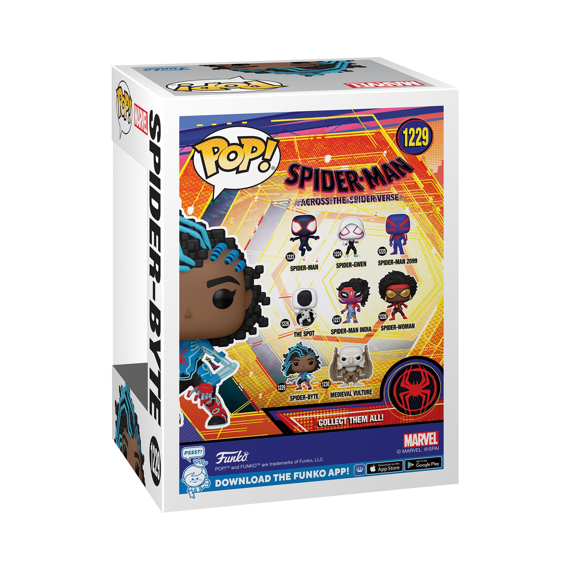 Funko Pop! Vinyl: Spider-Man: Across The Spider-Verse - Spider-Byte - Spiderman Into The Spiderverse 2 - Figura De Vinilo Coleccionable - Idea De Regalo- Mercancia Oficial - Movies Fans