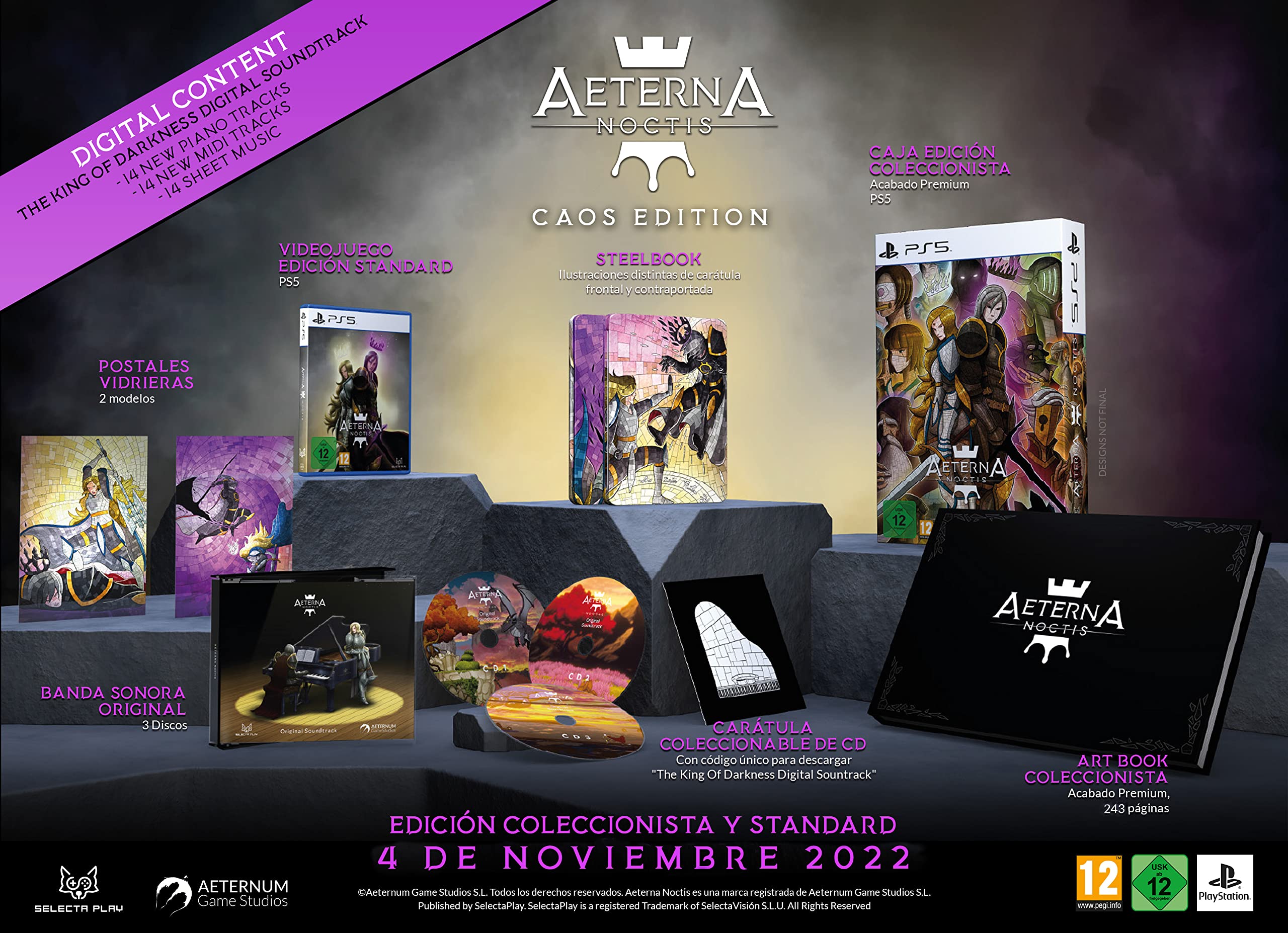 Aeterna Noctis Caos Edition PS5 - PAL ESP - Nuevo