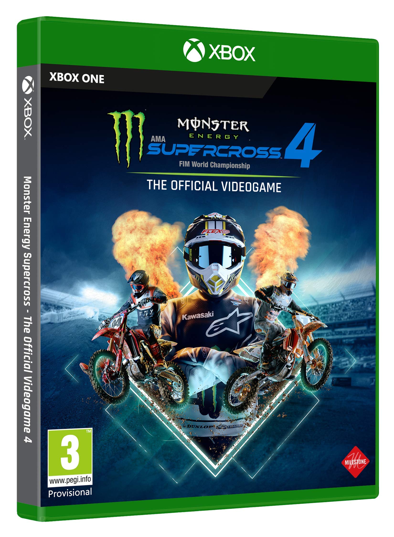 Monster Energy Supercross - The Official Videogame 4 PS4/PS5/Xbox One PAL ESP - Nuevo