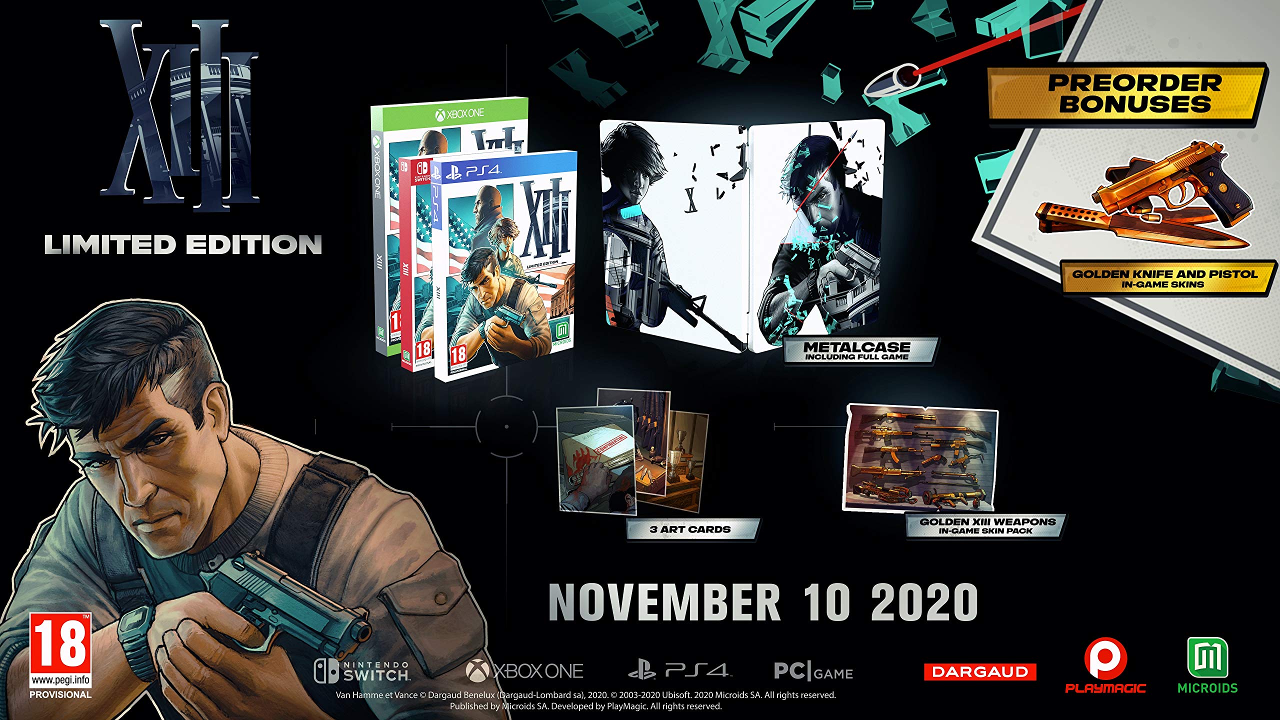 Xiii - Limited Edition PS4 - [PAL ESP] - Nuevo