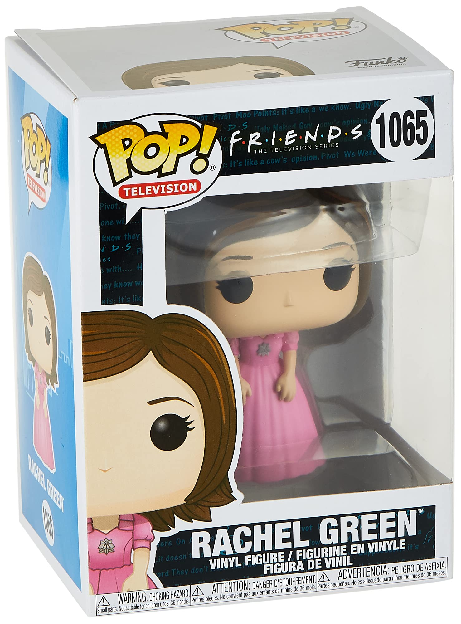Funko Pop! Tv: Frien DS - Rachel Green In Pink Dress - Figura de Vinilo Coleccionable - Idea de Regalo- Mercancia Oficial - Juguetes para Niños y Adultos - TV Fans