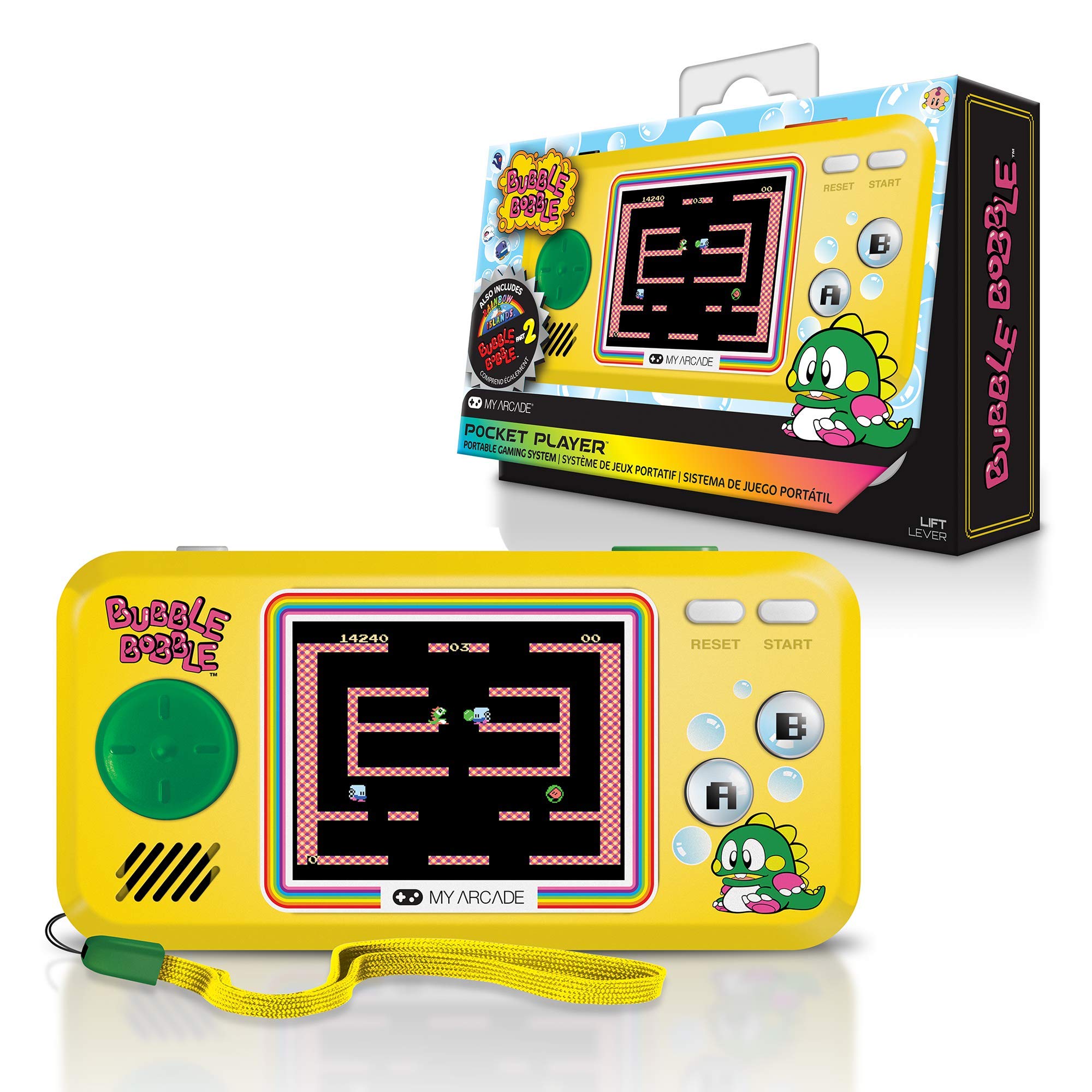 MY ARCADE- Mini console de jeu vidéo, jaune, S (DGUNL-3248)