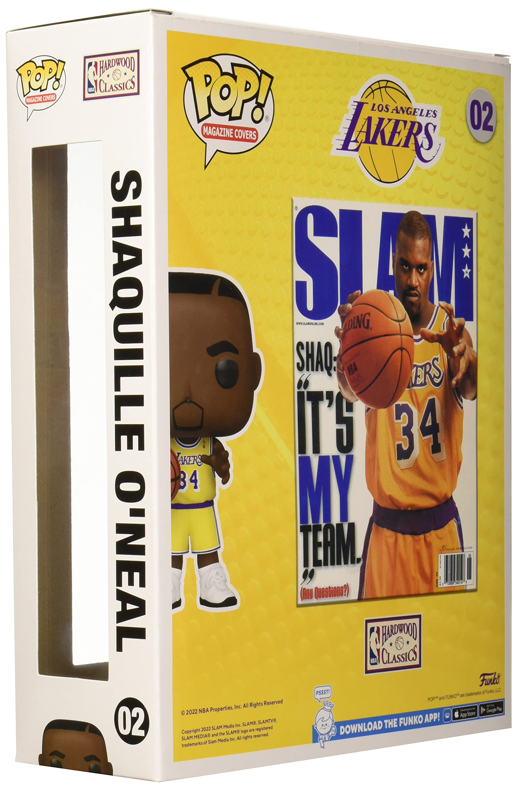 Funko Pop! Nba Cover: Slam - Shaquille O'Neal - Nba + Slam Magazine - Figura De Vinilo Coleccionable - Idea De Regalo- Mercancia Oficial - Juguetes Para NiñOs Y Adultos - Sports Fans