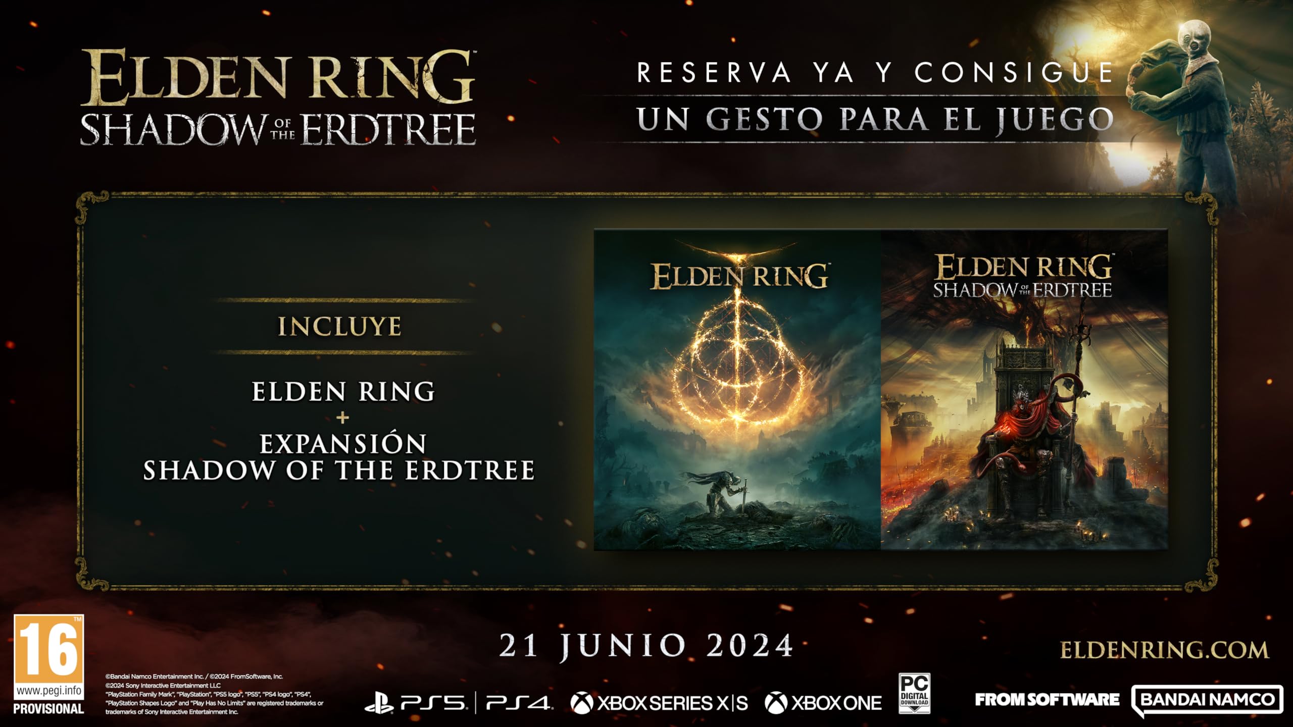 Elden Ring: Shadow Of The Erdtree PS5 - PAL ESP - Nuevo