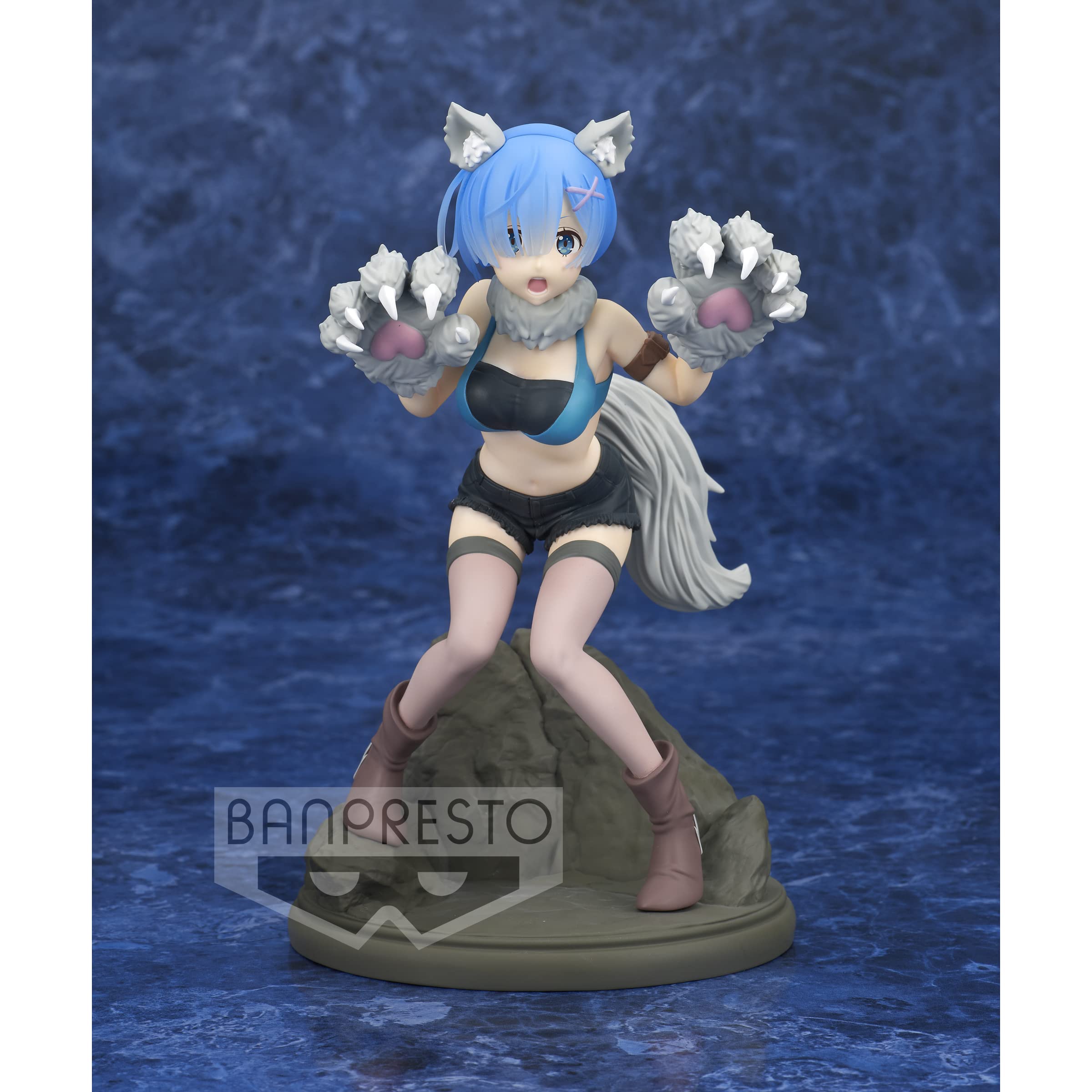 Banpresto Figura Rem Anime Re:Zero-Starting Life In Another World - Espresto Est- Monster Motions B18358