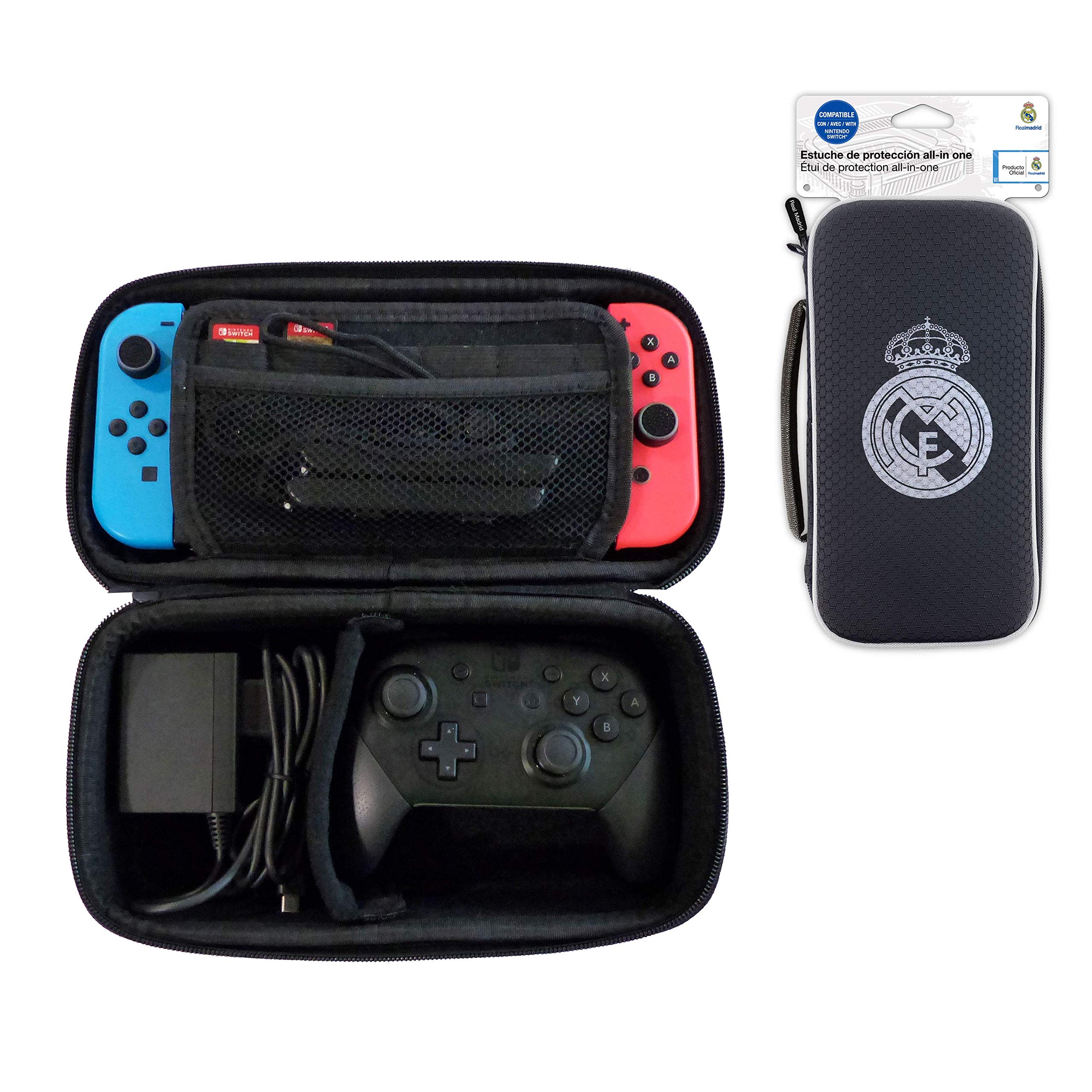 Subsonic - Estuche De Almacenamiento Xl RíGido Y Antichoque Para NINTENDO SWITCH - Maletín de almacenamiento en EVA con cremallera zip - Funda para la consola Nintendo Switch y sus accesorios