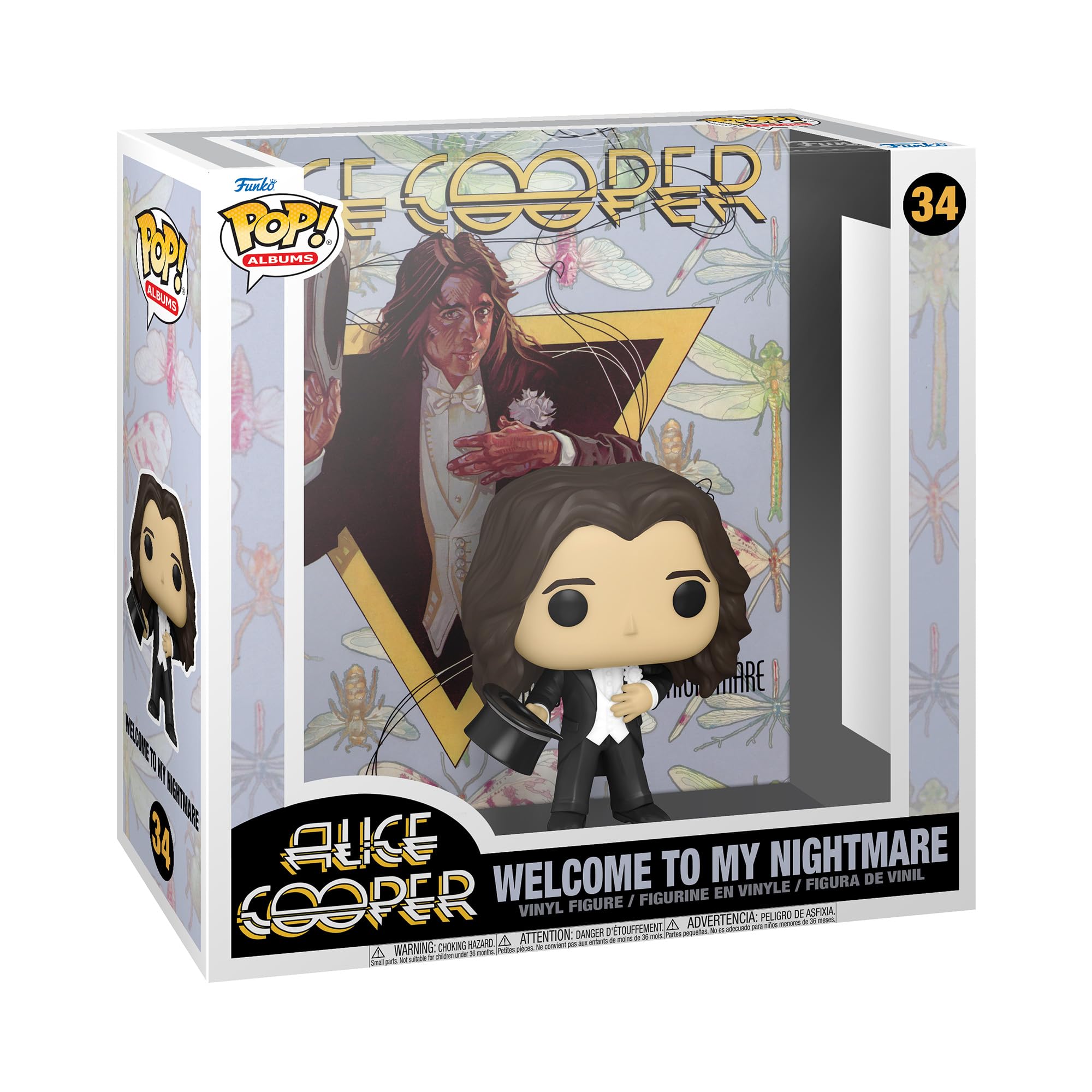 Funko Pop! Albums Alice Cooper - Figura de Vinilo Coleccionable - Edición de Exhibición - Regalo Ideal para Fans y Coleccionistas