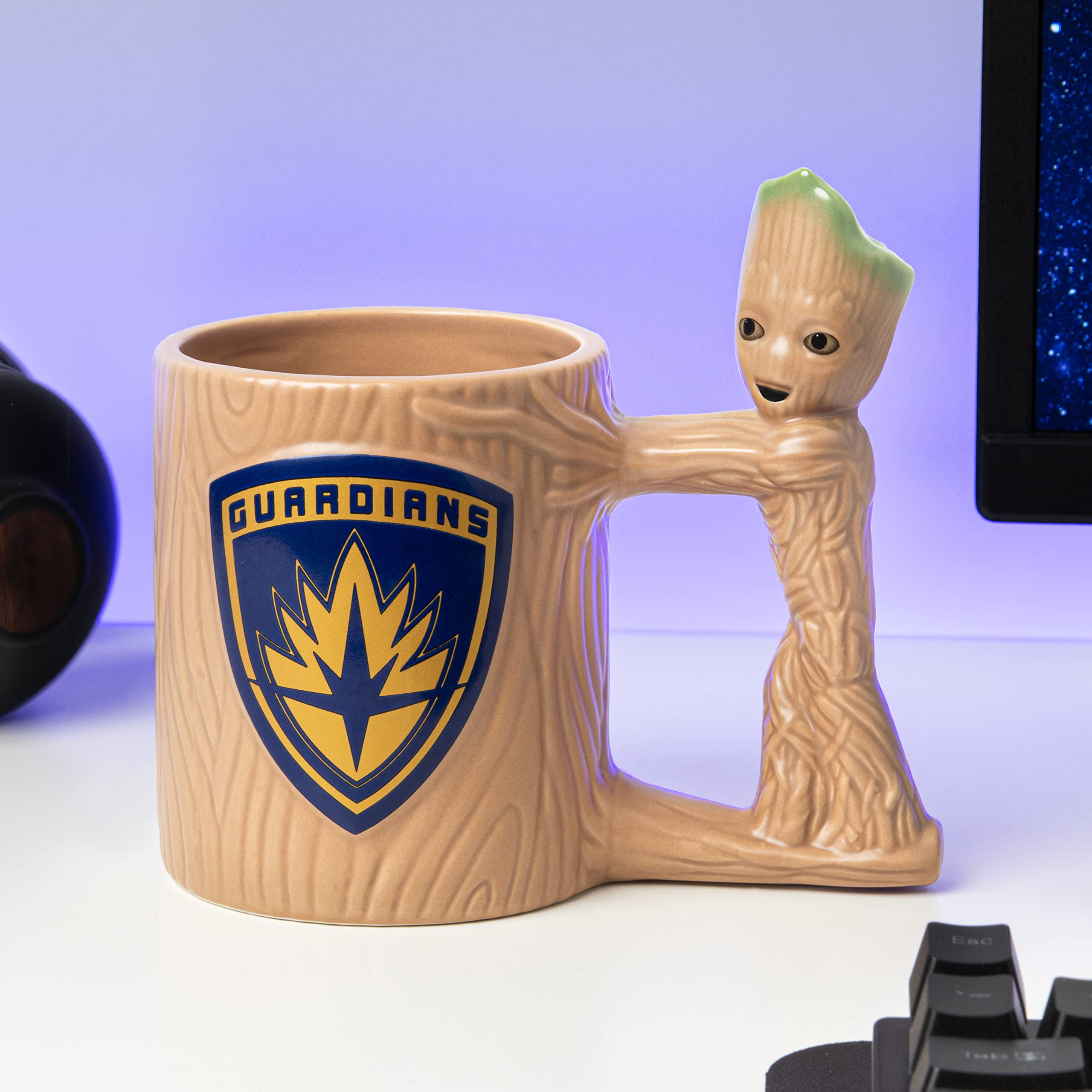 Paladone Gardiens de la Galaxie - Groot - Mug XL modèle 3D