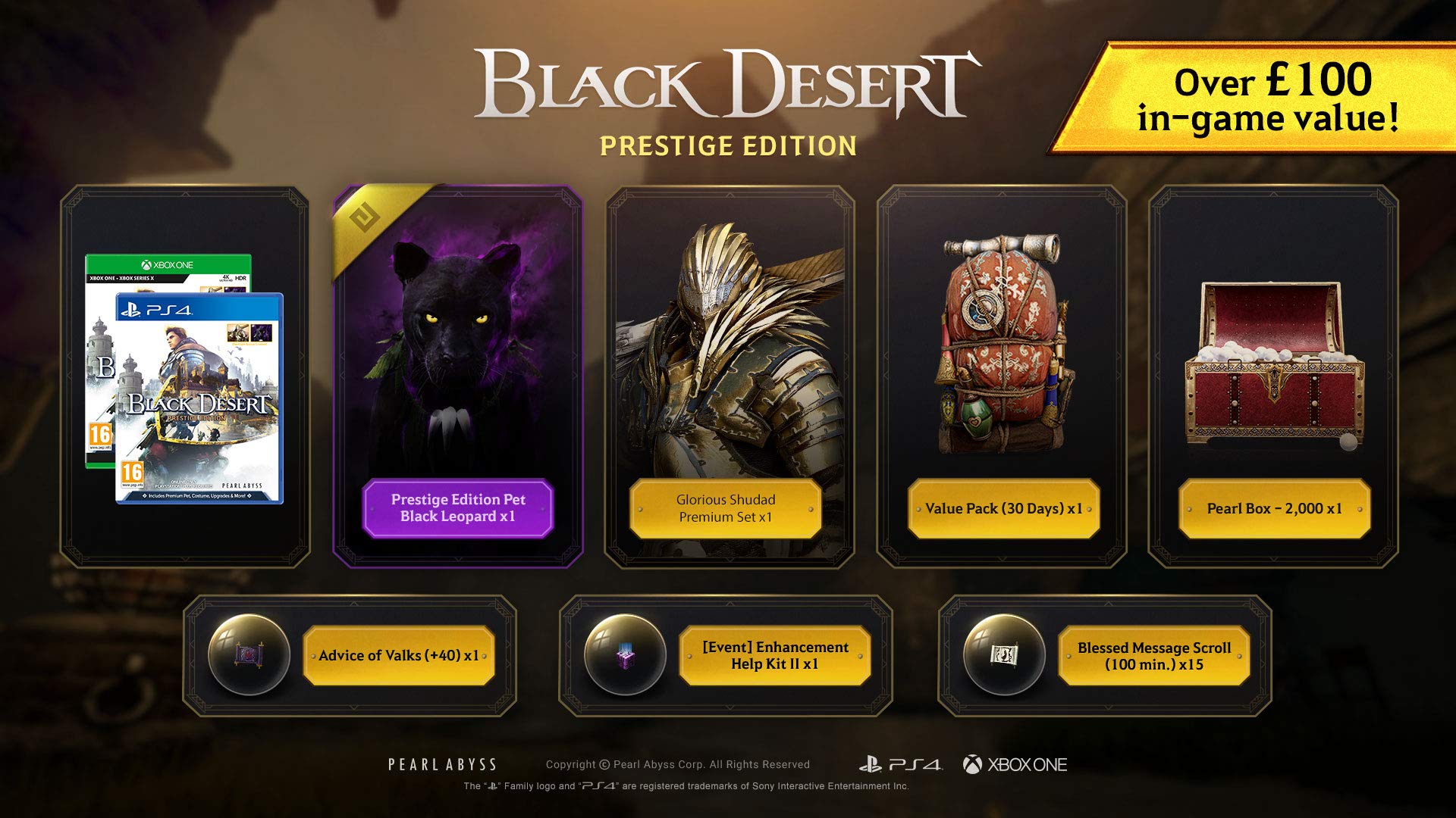 Black Desert: Prestige Edition PS4 - [PAL ESP] - Nuevo
