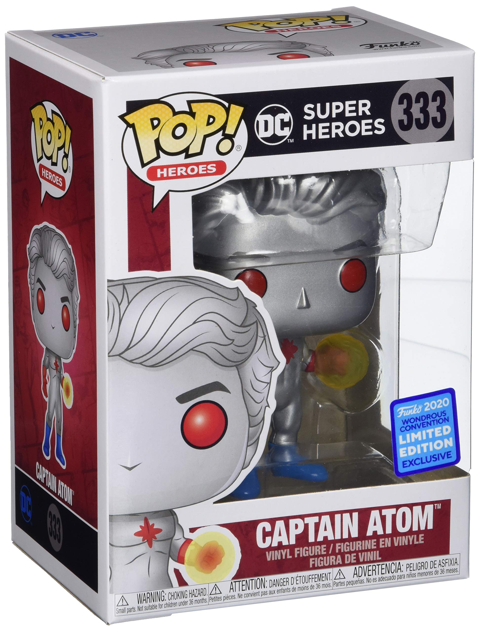 Funko Pop! Heroes: Dc - Captain Atom - Dc Comics - Figura De Vinilo Coleccionable - Idea De Regalo- Mercancia Oficial - Juguetes Para NiñOs Y Adultos - Comic Books Fans