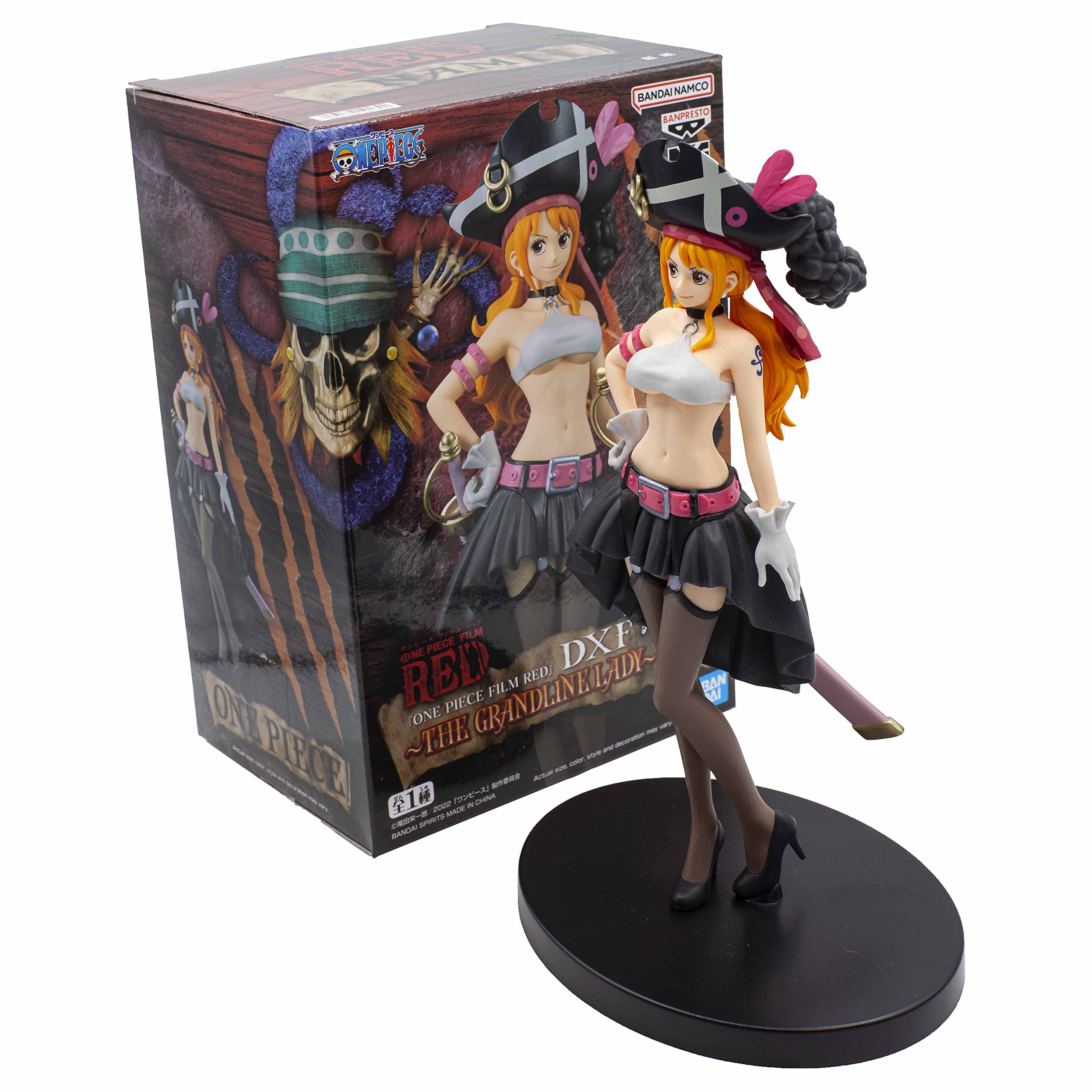 Banpresto - Figura De Accion Nami One Piece Film Red - Dxf The Grandline Lady Volumen 3 17cm Multicolor Bp19179