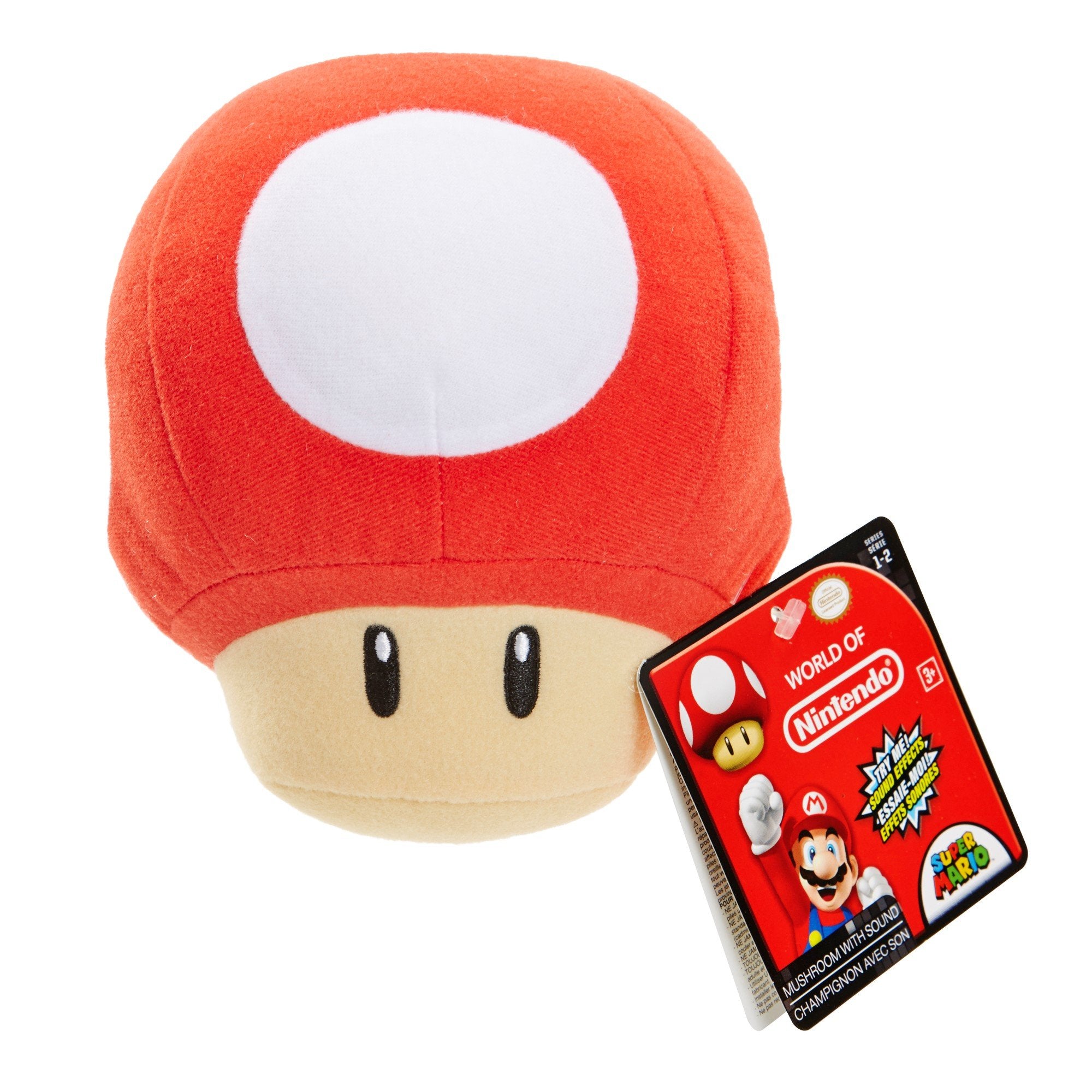 NINTENDO - Peluche Son de Champignon 15cm