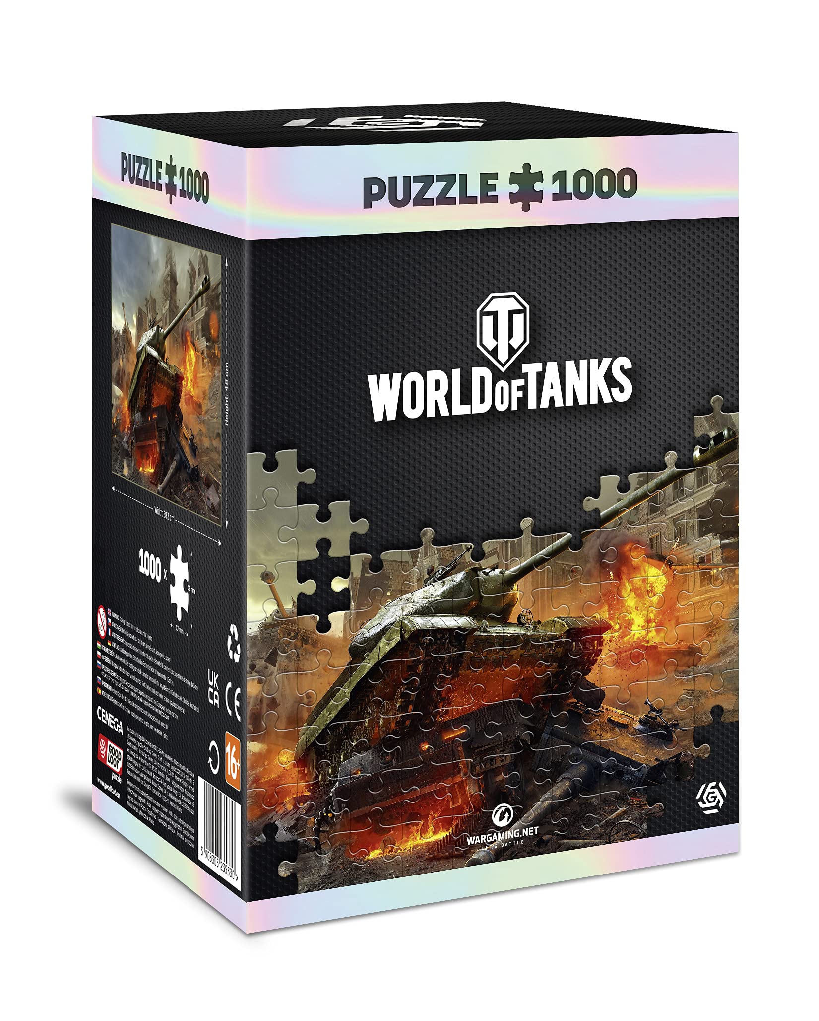 Bon butin - World of Tanks : New Frontiers Puzzles 1000, couleur (CENEGA 1070804)