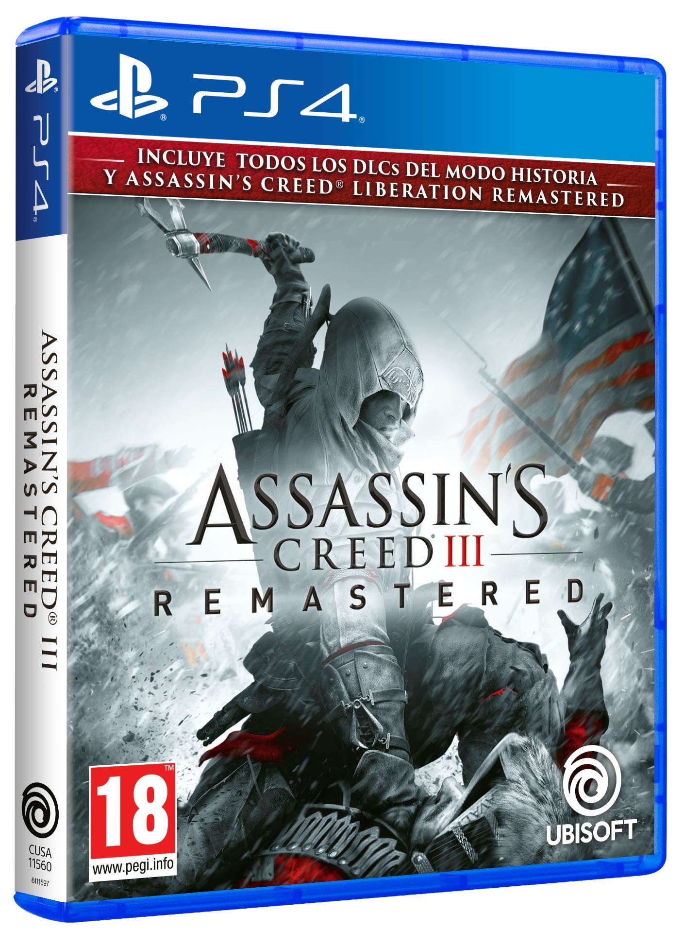 Assassin'S Creed Iii Remastered PS4 - PAL ESP - Nuevo