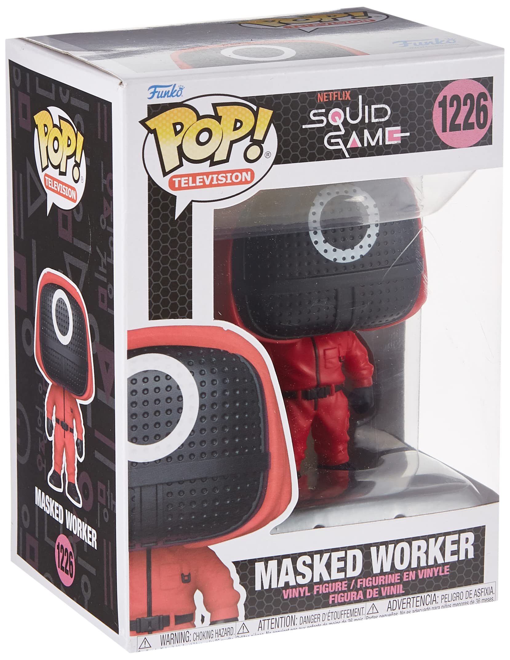 Funko Pop! Tv: Squid Game - Red Soldier - (Mask) - El Juego Del Calamar - Figura De Vinilo Coleccionable - Idea De Regalo- Mercancia Oficial - Juguetes Para NiñOs Y Adultos - Tv Fans