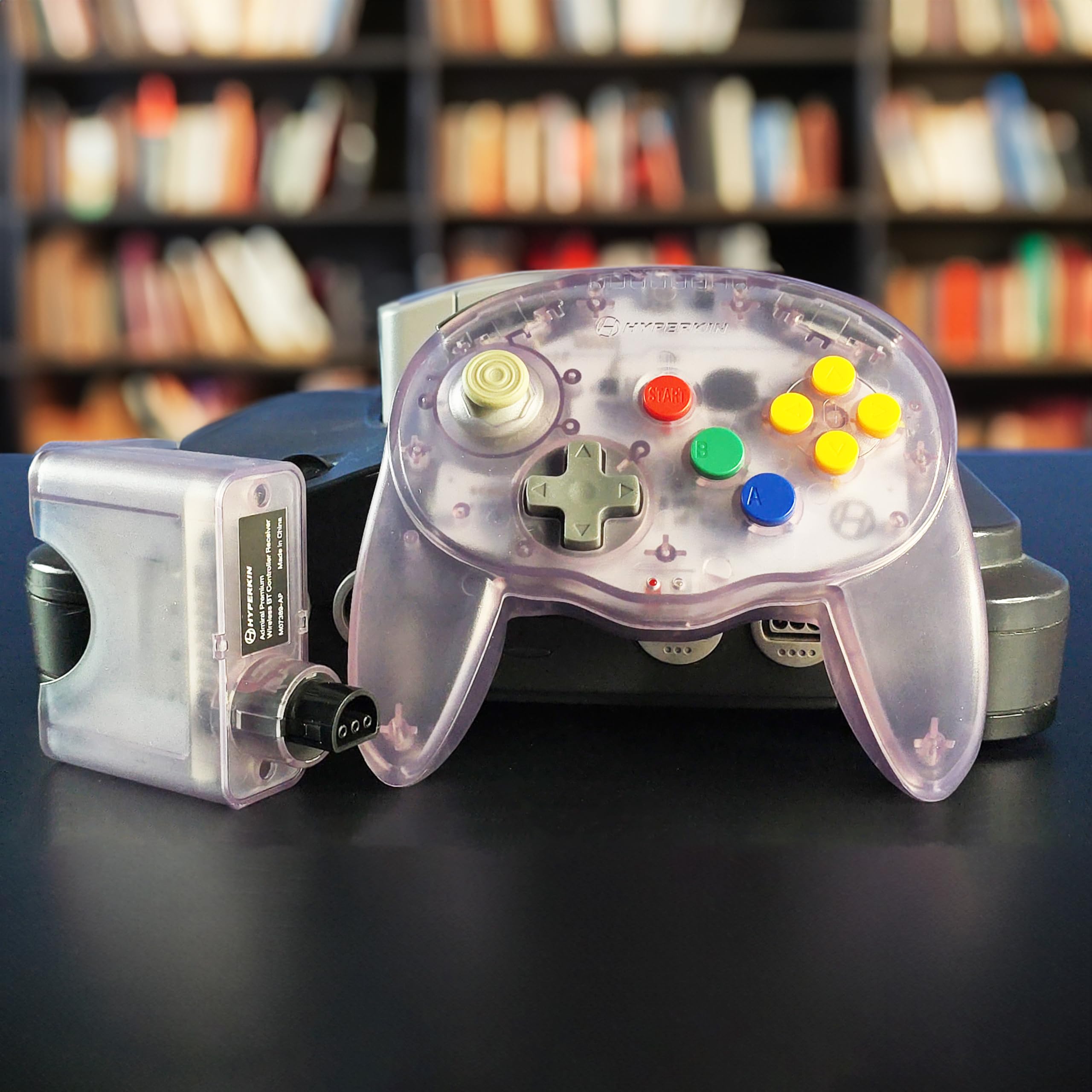 Mando Hyperkin Admiral Premium Morado ( SWITCH - /PC/N64) - Wireless Retro