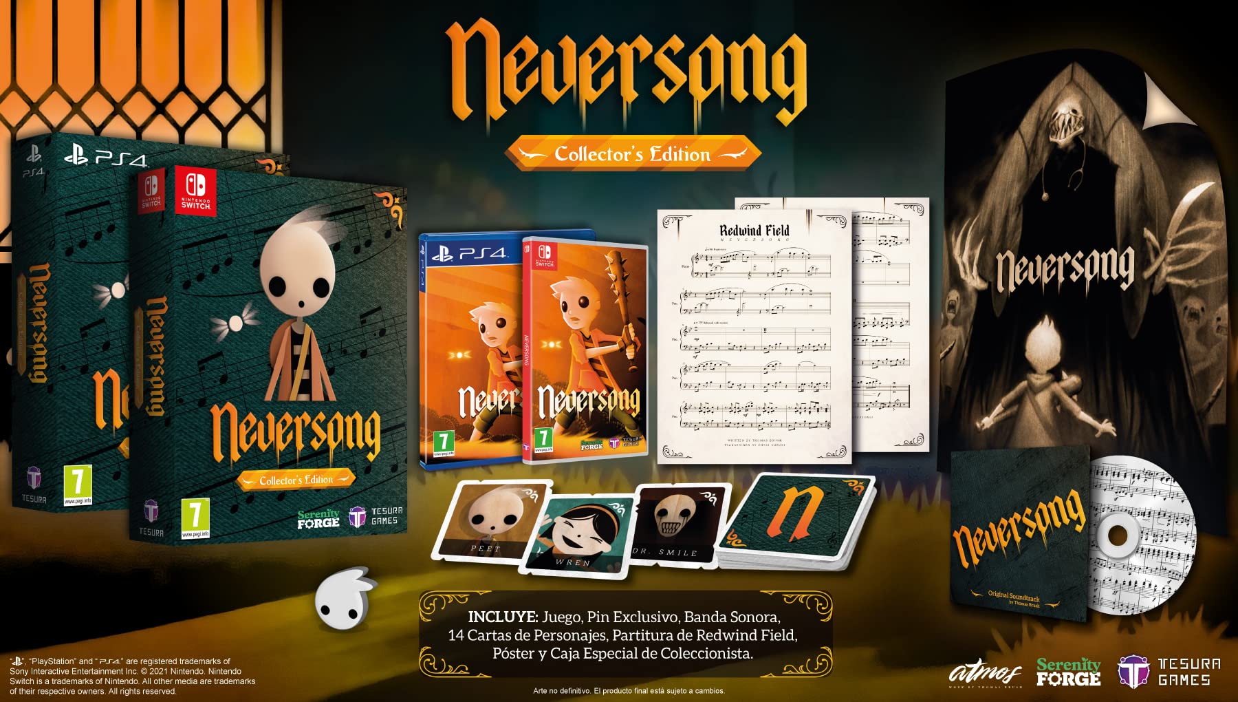Neversong Collector'S Edition PS4 - [PAL ESP] - Nuevo