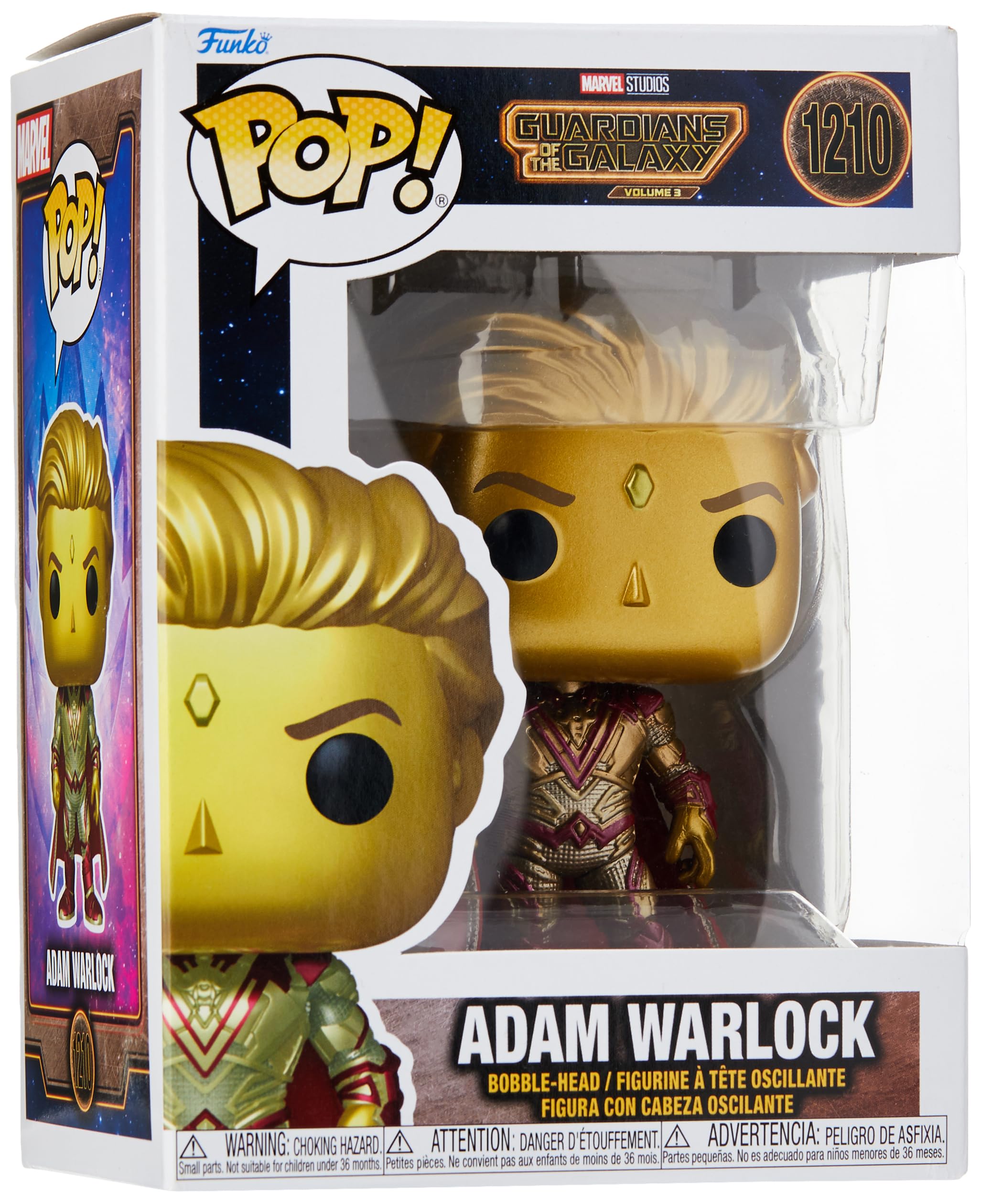 Funko Pop! Vinyl: Marvel - Guardians Of The Galaxy 3 - Adam Warlock - Guardianes De La Galaxia - Figura De Vinilo Coleccionable - Idea De Regalo- Mercancia Oficial - Juguetes Para NiñOs Y Adultos