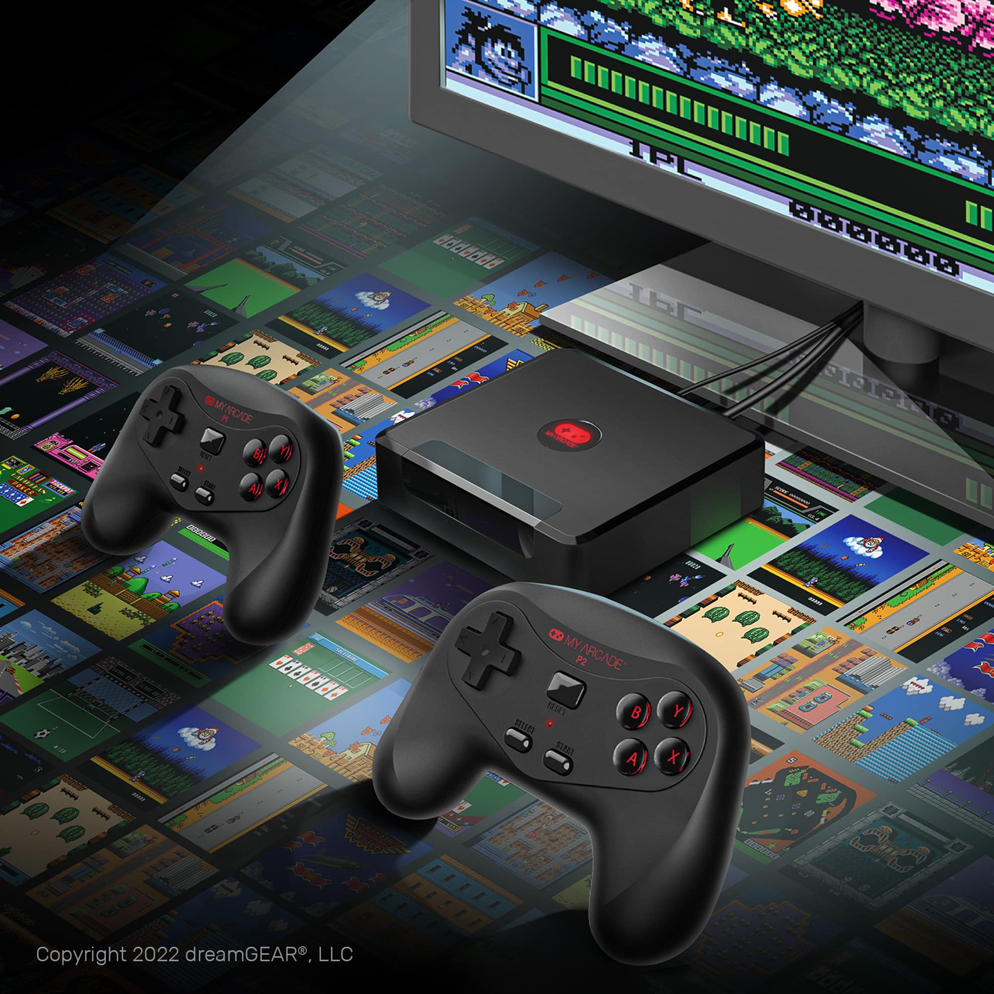 My Arcade Gamestation Wireless Hd, éXitos De Data East & Jaleco Incluidos Y 250 Juegos Retro