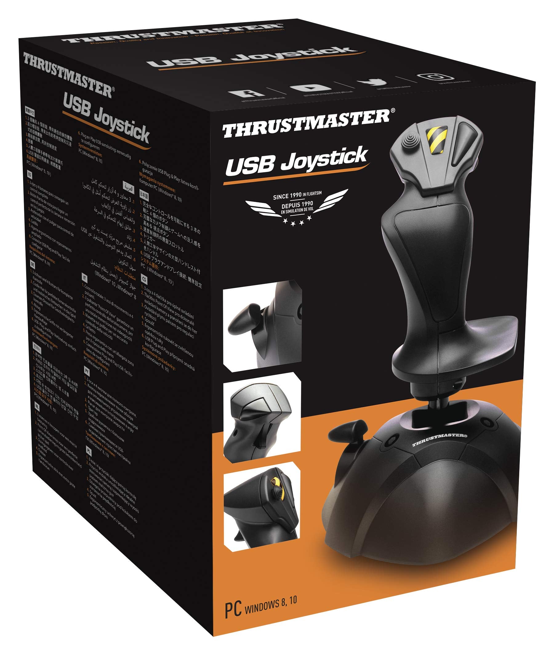 Thrustmaster - Usb Joystick - Simulacion De Combate/Vuele - Para Pc (Windows)