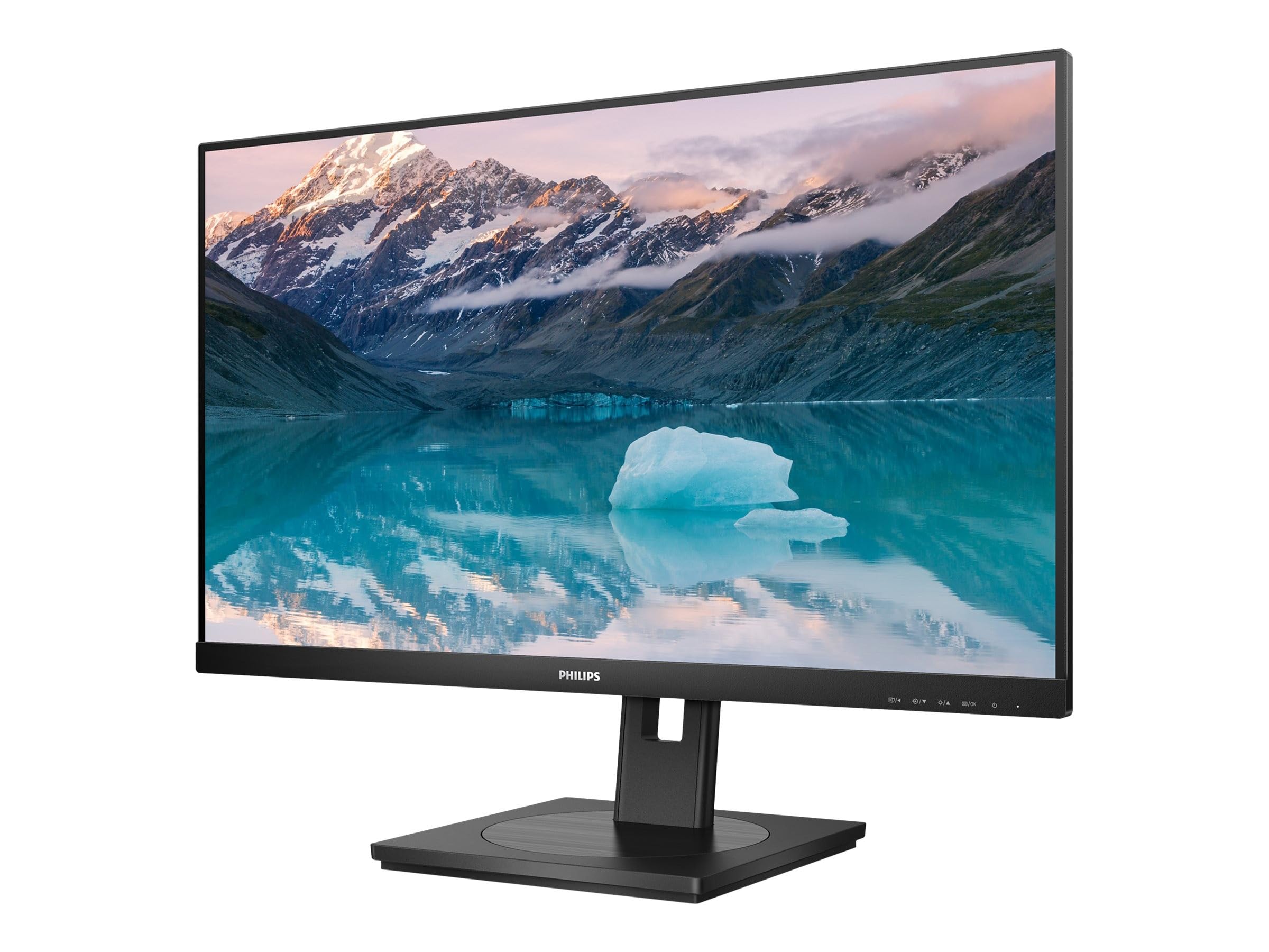 Monitor Profesional Philips 242S9JML 23.8'/ Full HD/ Multimedia/ Regulable en altura/ Negro