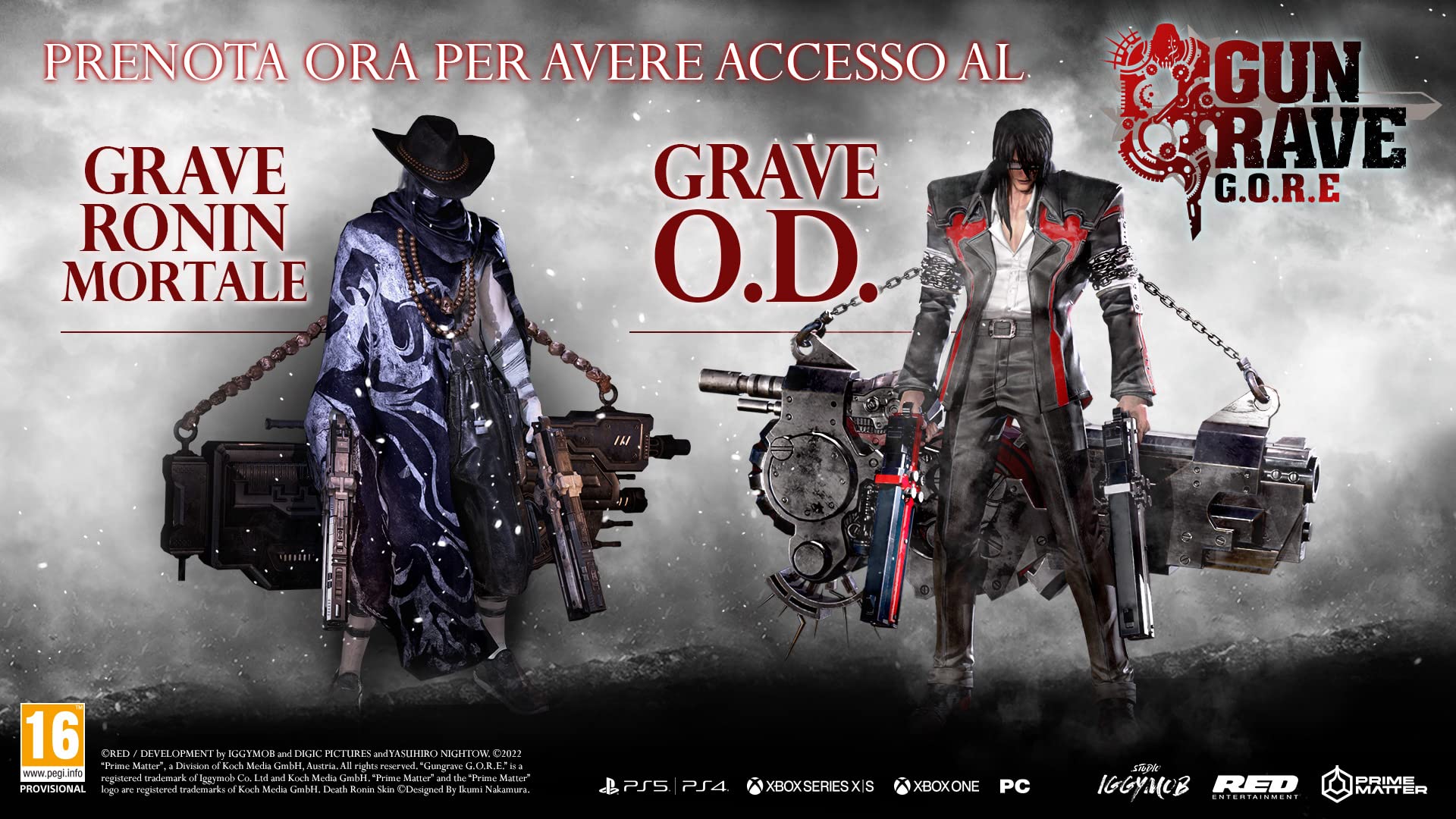 Gungrave G.O.R.E. PS5 - PAL ESP - Nuevo