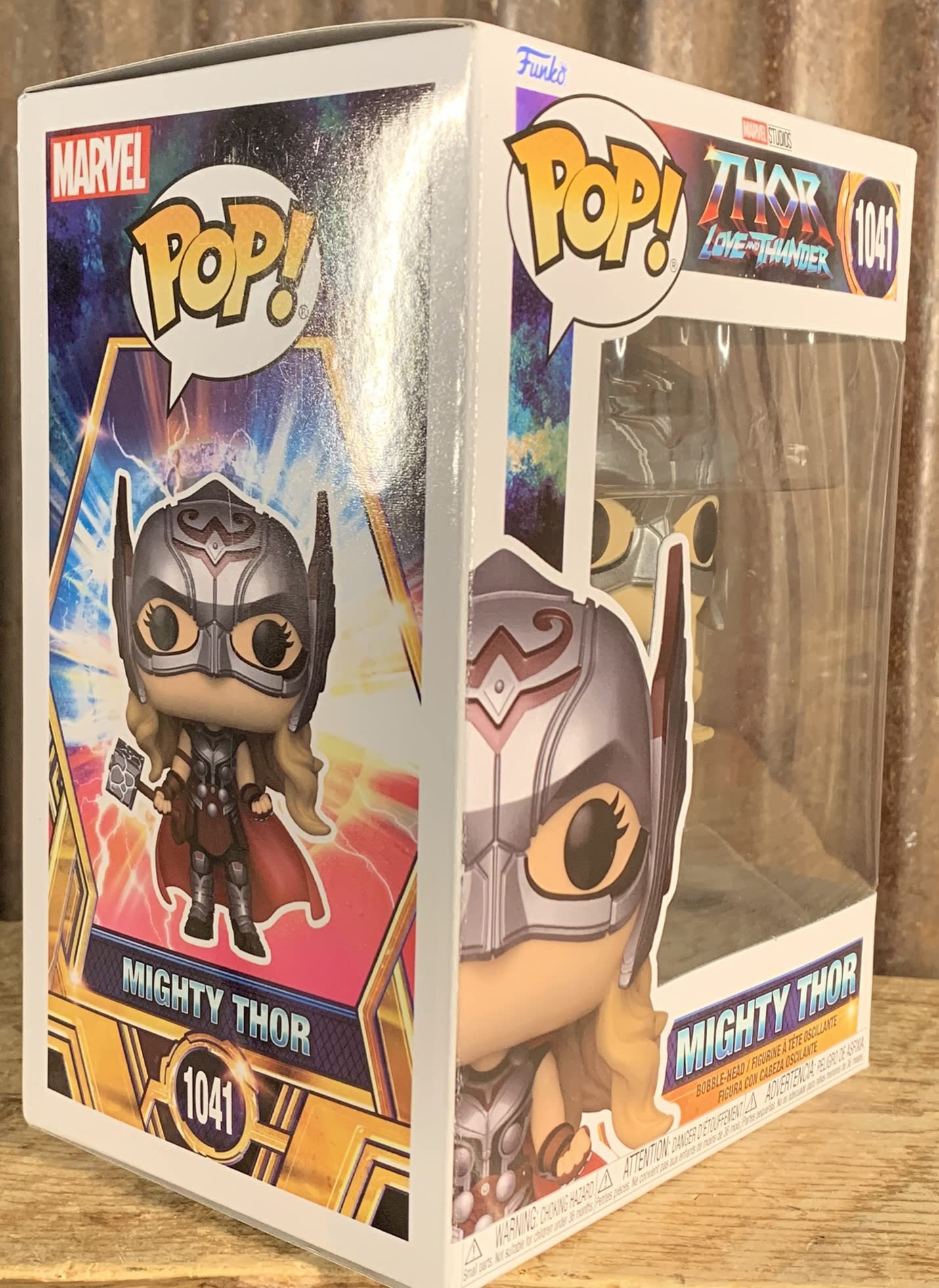 Funko Pop! Marvel: Thor: Love And Thunder - Mighty Thor - Figura De Vinilo Coleccionable - Idea De Regalo- Mercancia Oficial - Juguetes Para NiñOs Y Adultos - Movies Fans - MuñEco Para Coleccionistas