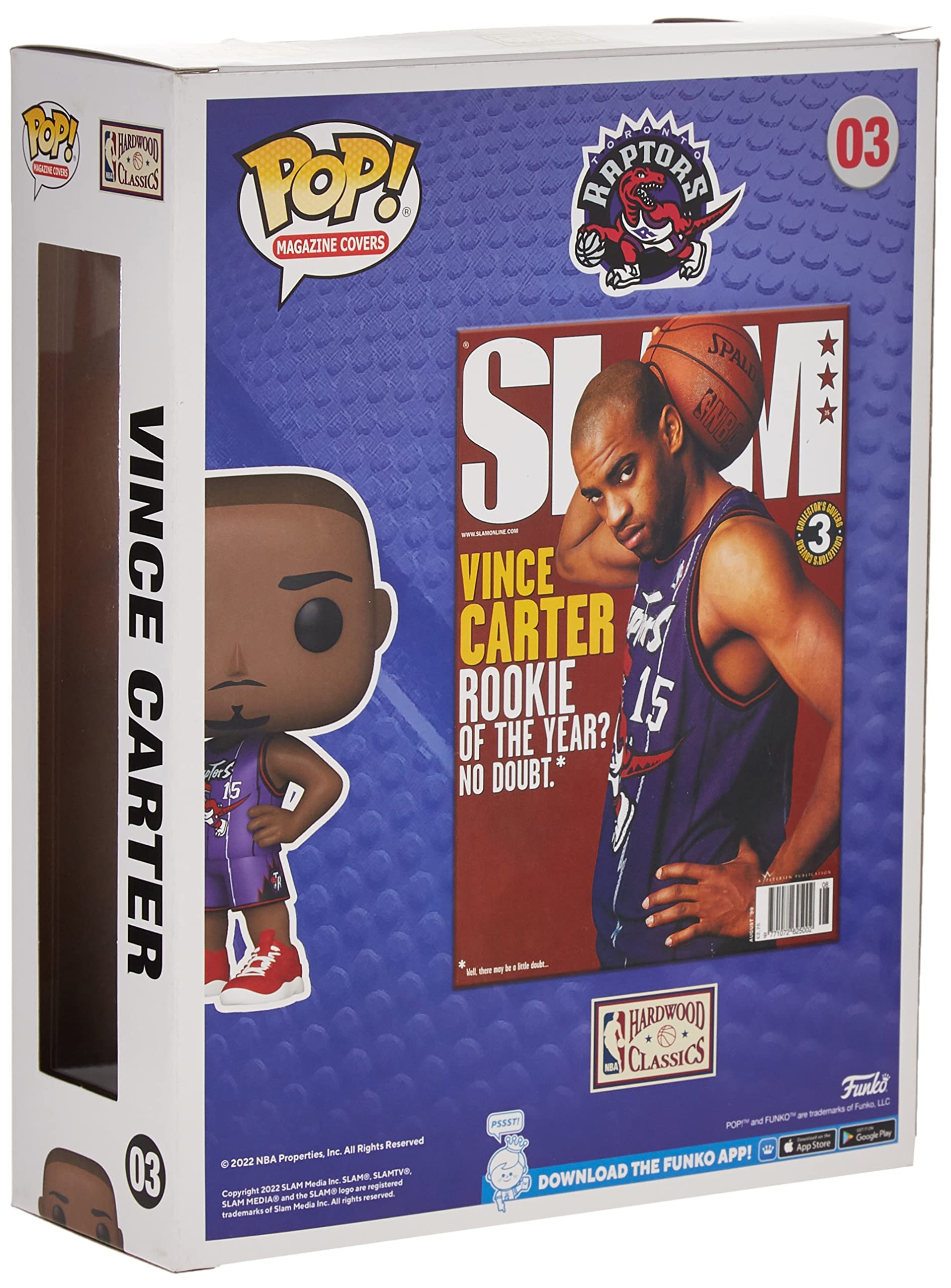 Funko Pop! Nba Cover: Slam - Dwayne Wade - Vince Carter - Nba + Slam Magazine - Figura De Vinilo Coleccionable - Idea De Regalo- Mercancia Oficial - Juguetes Para NiñOs Y Adultos - Sports Fans