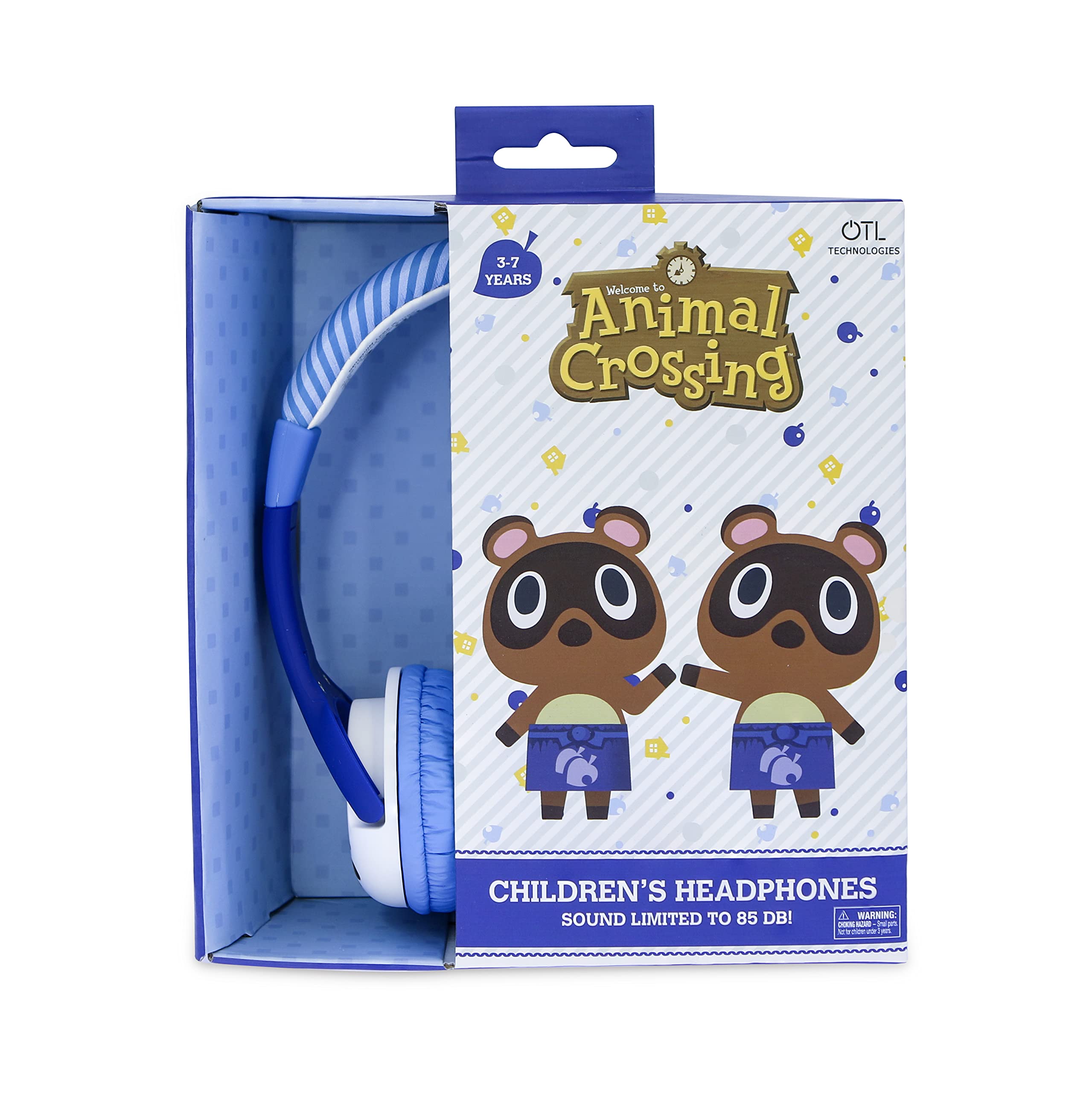 Otl Technologies Auriculares Para NiñOs - Animal Crossing Timmy Y Tommy Auriculares Con Cable Azul