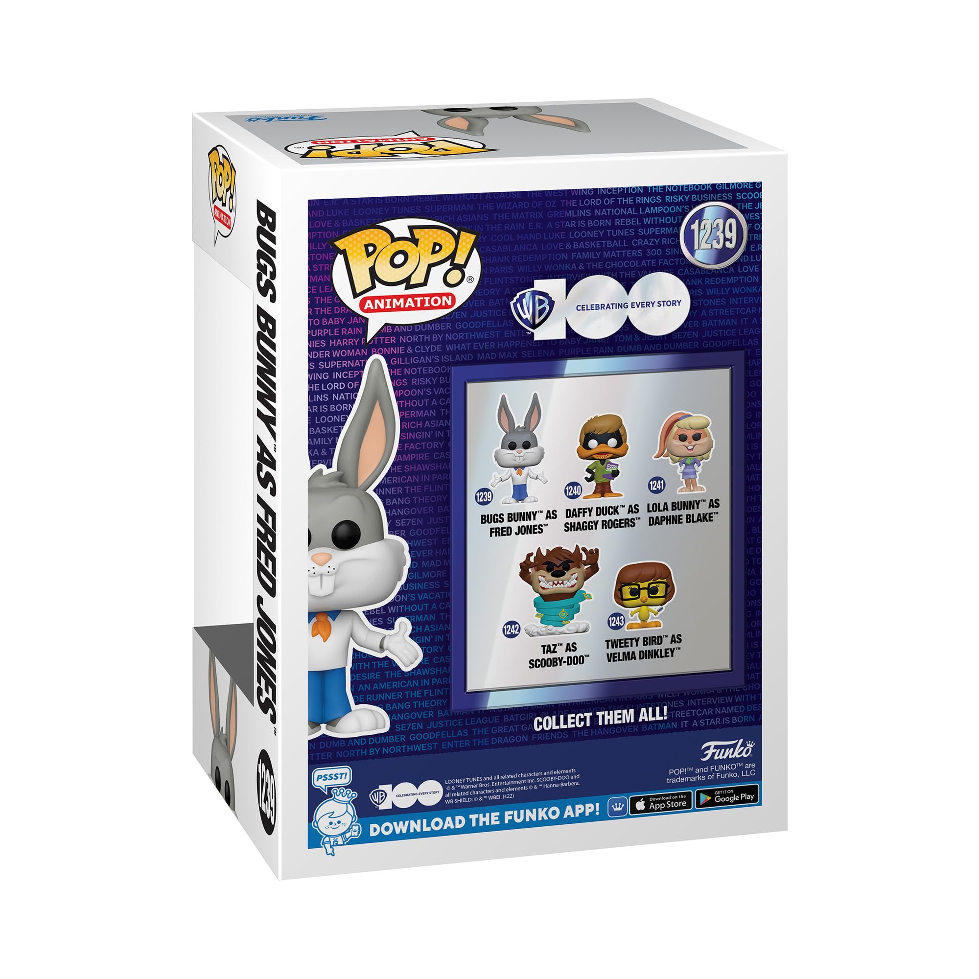 Funko Pop! Animation: Bugs Bunny Como Fred - Figura de Vinilo Coleccionable de Looney Tunes - Regalo para Fans y Coleccionistas - Alta Calidad y Tamaño Ideal