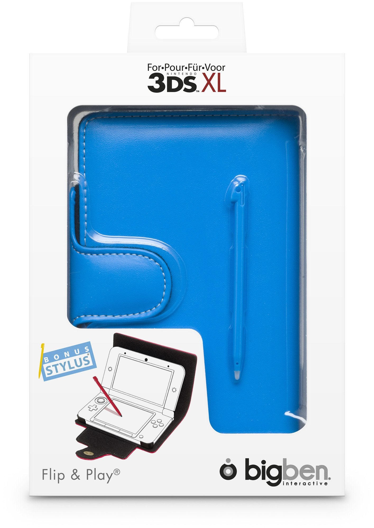Nintendo 3DS XL - Housse de protection - modèle assorti : couleur noir, gris, bleu, rouge, rose [importation allemande]