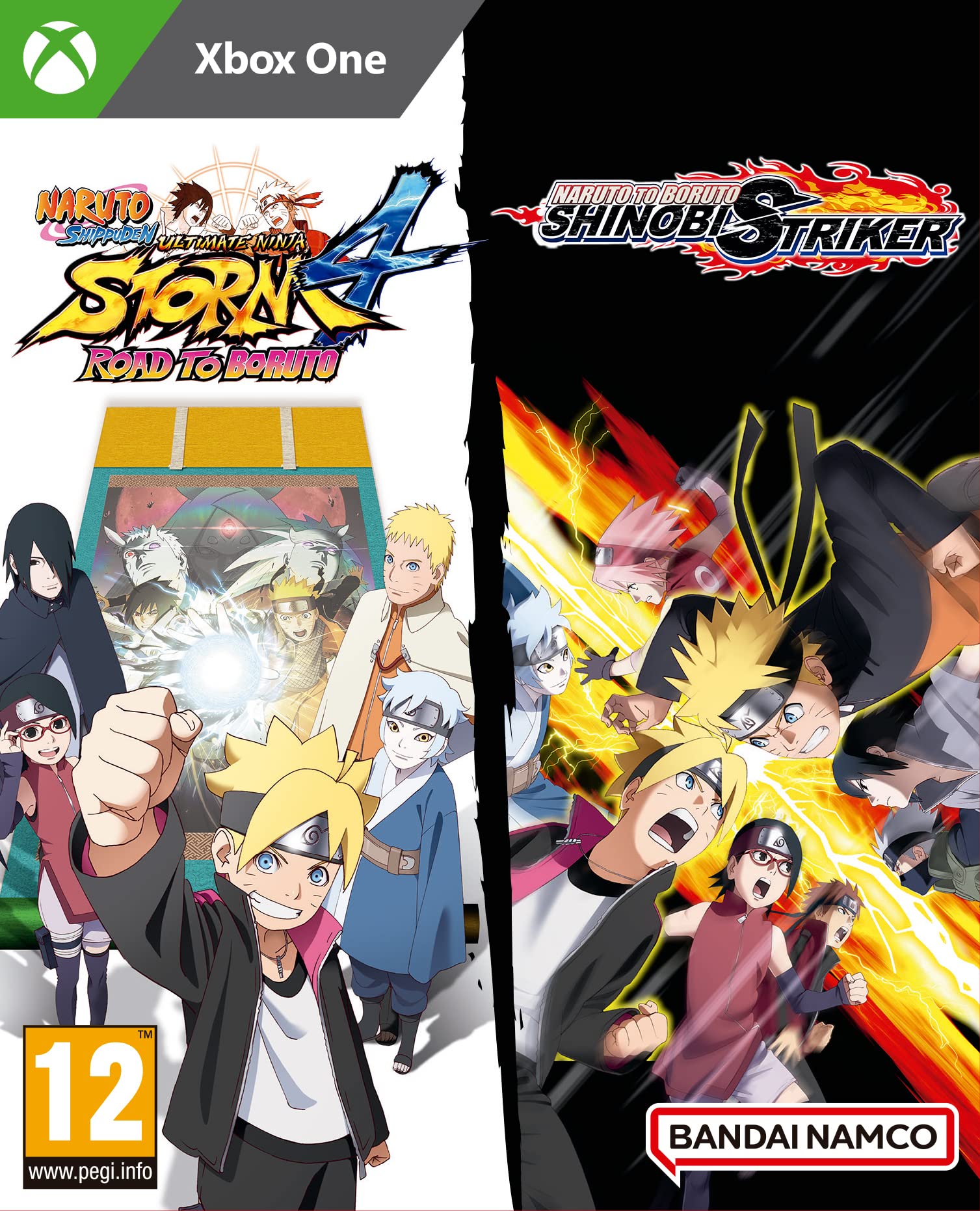 Naruto Shippuden Ultimate Ninja Storm 4, Road To Boruto + Naruto To Boruto Shinobi Striker XBOX - ONE [PAL ESP] - Nuevo