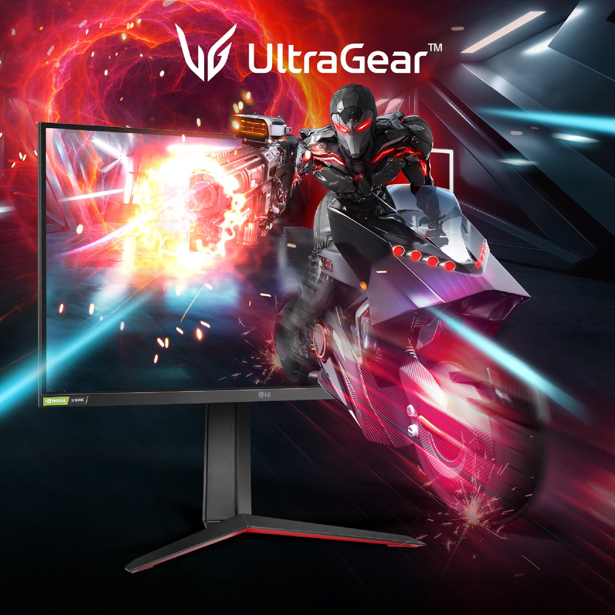 Monitor Gaming LG UltraGear 27GP850P-B 27'/ QHD/ 1ms/ 165Hz/ IPS/ Regulable en altura/ Negro