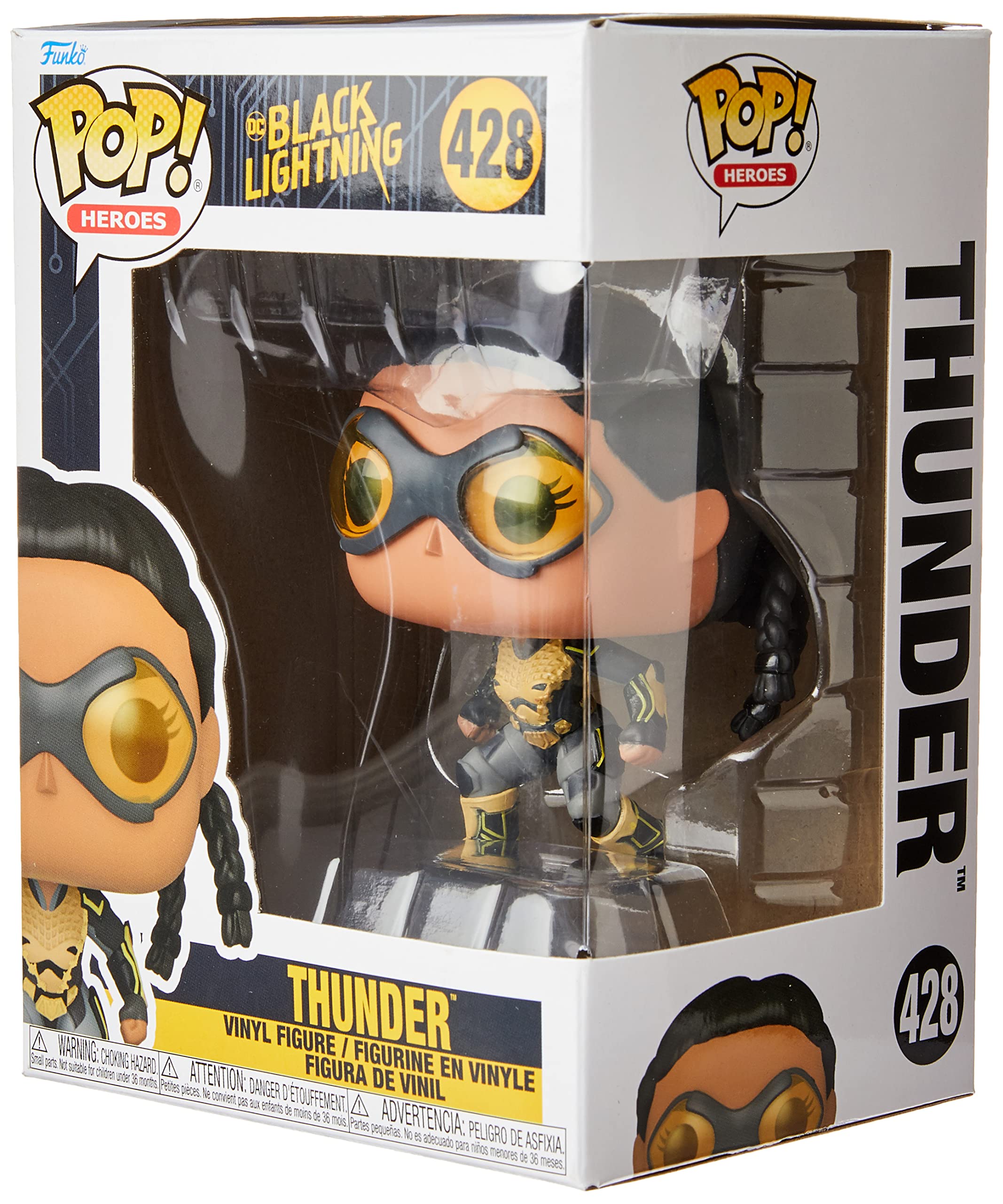 Funko Pop! Heroes: Black Lightning - Thunder - Figura De Vinilo Coleccionable - Idea De Regalo- Mercancia Oficial - Juguetes Para NiñOs Y Adultos - Tv Fans - MuñEco Para Coleccionistas