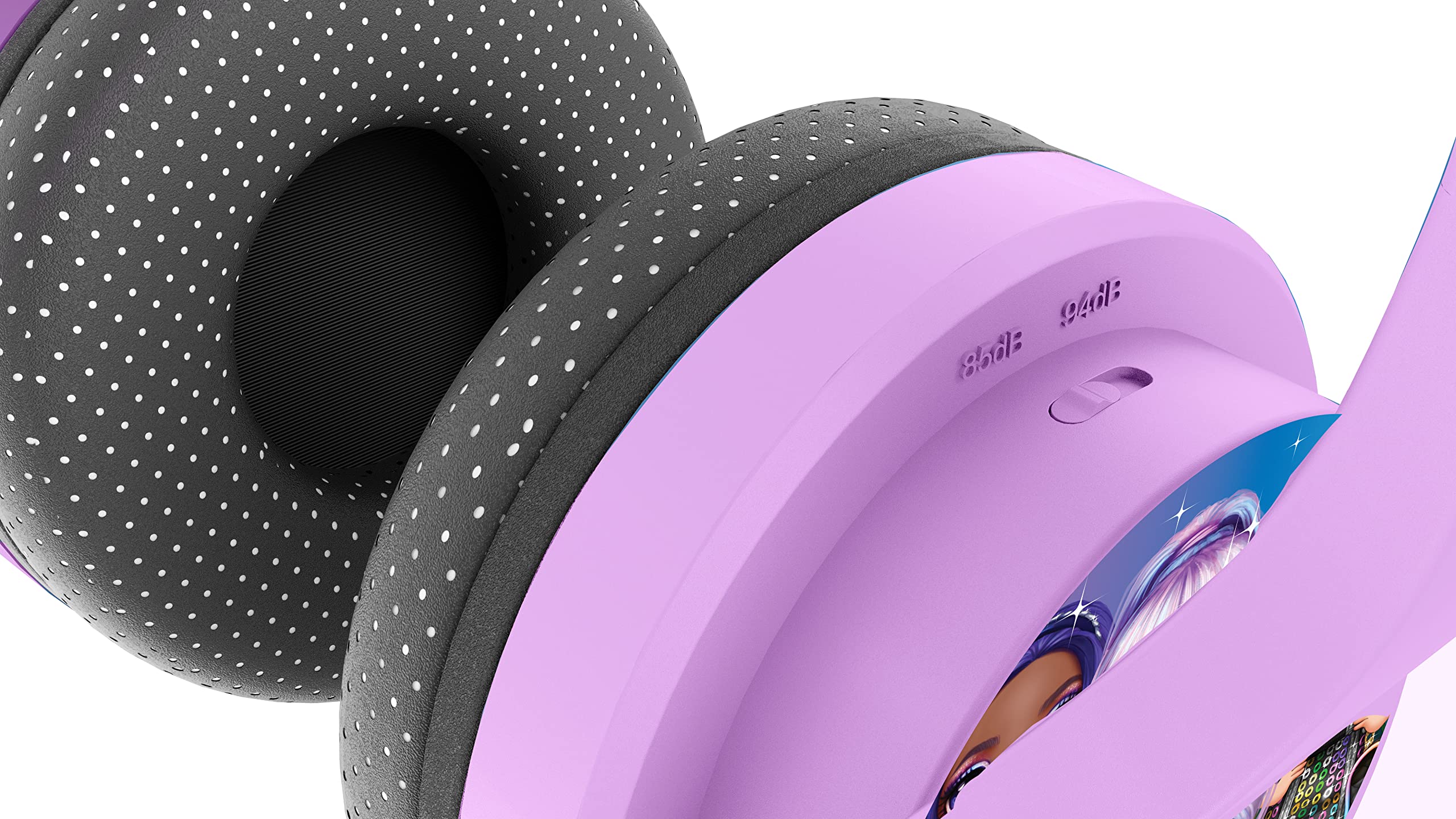 OTL Technologies RH0926 Rainbow High Casque d'étude filaire interactif avec microphone amovible