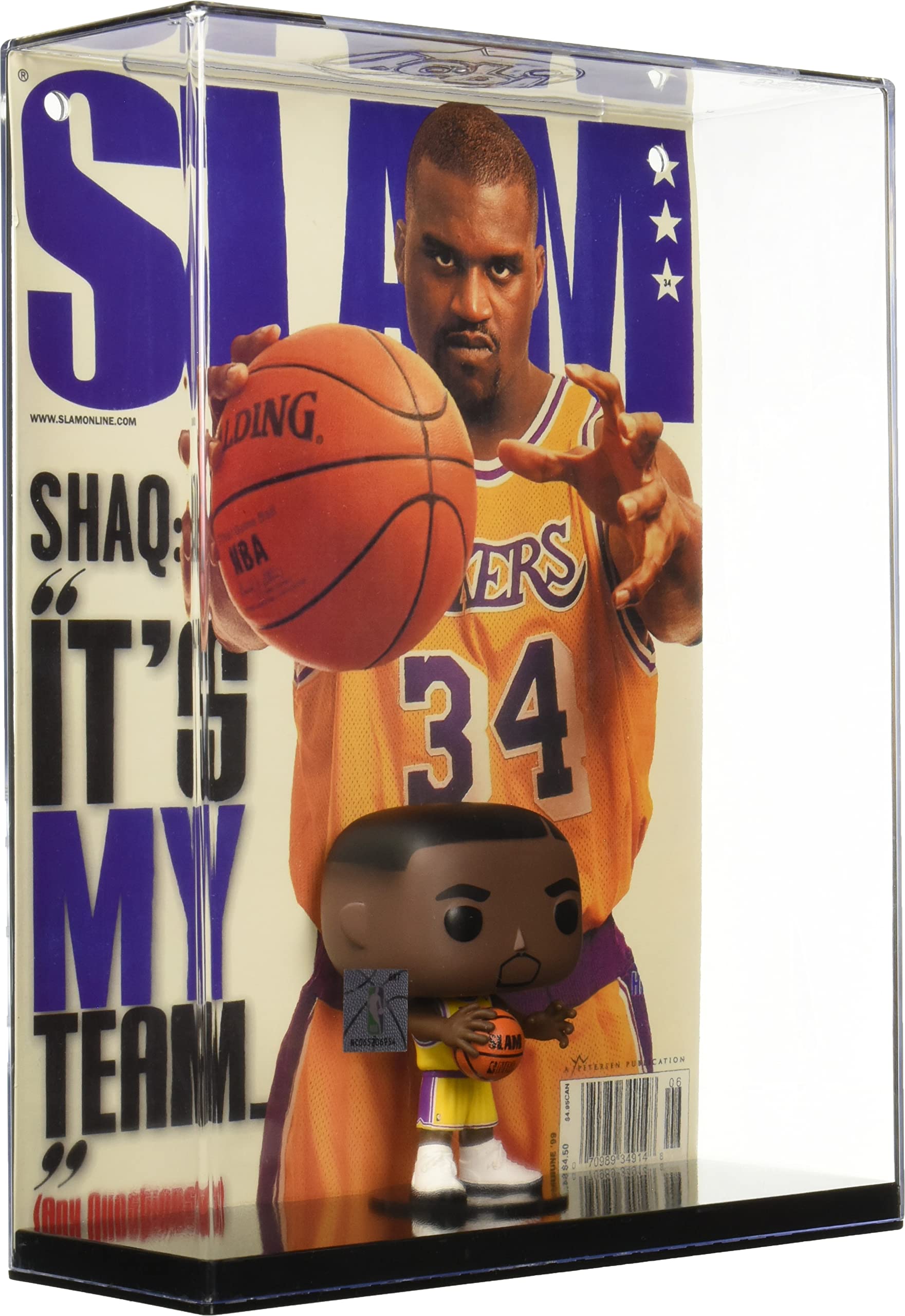 Funko Pop! Nba Cover: Slam - Shaquille O'Neal - Nba + Slam Magazine - Figura De Vinilo Coleccionable - Idea De Regalo- Mercancia Oficial - Juguetes Para NiñOs Y Adultos - Sports Fans