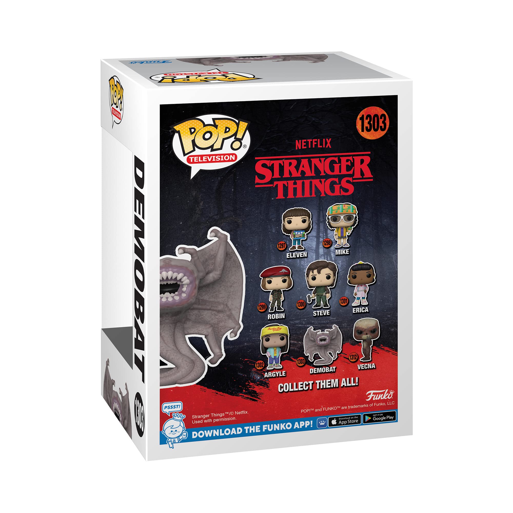Funko Pop! Tv: Stranger Things - Demobat - Figura De Vinilo Coleccionable - Idea De Regalo- Mercancia Oficial - Juguetes Para NiñOs Y Adultos - Tv Fans - MuñEco Para Coleccionistas Y ExposicióN