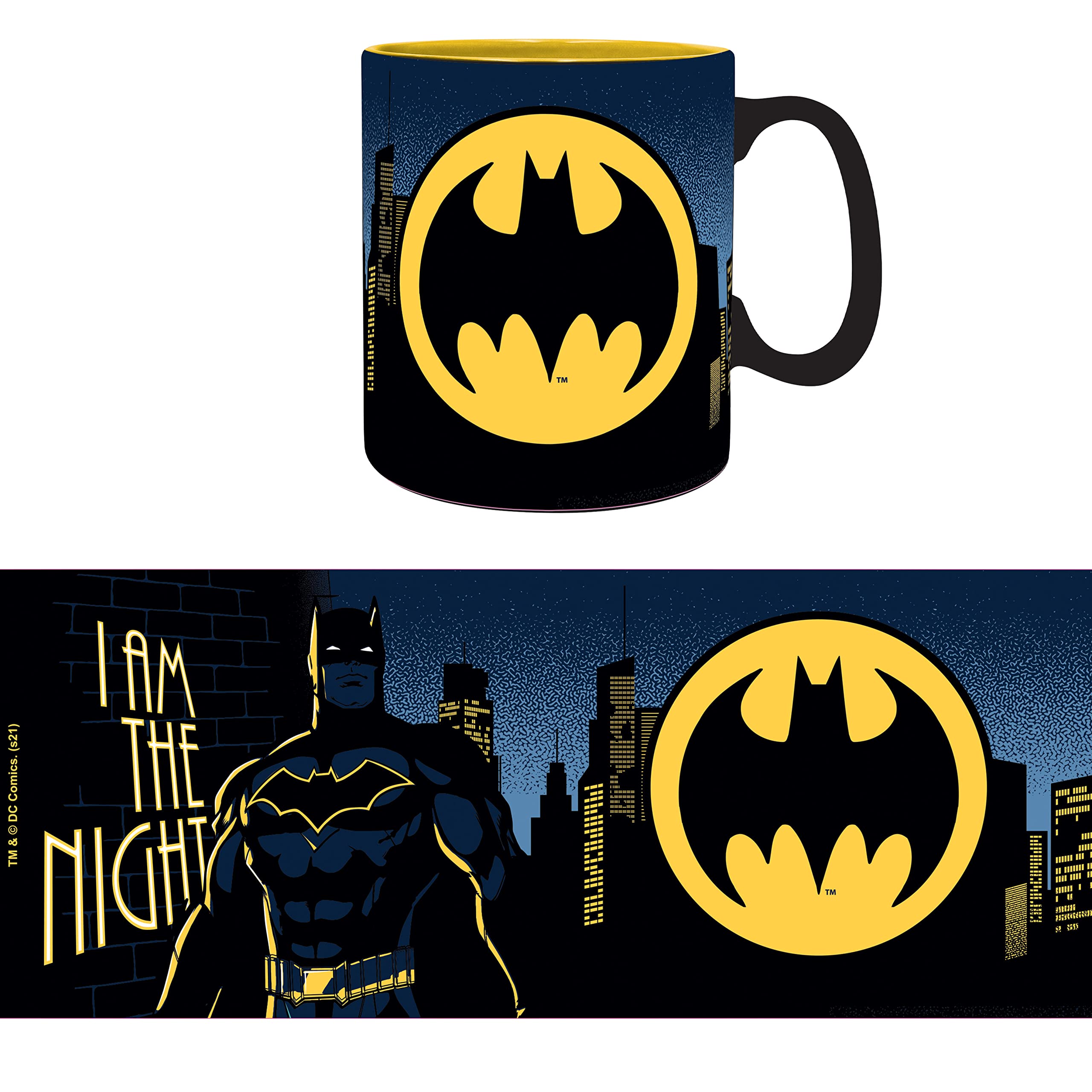 Abystyle Dc Comics - Taza De Batman El Caballero Oscuro (460 Ml)